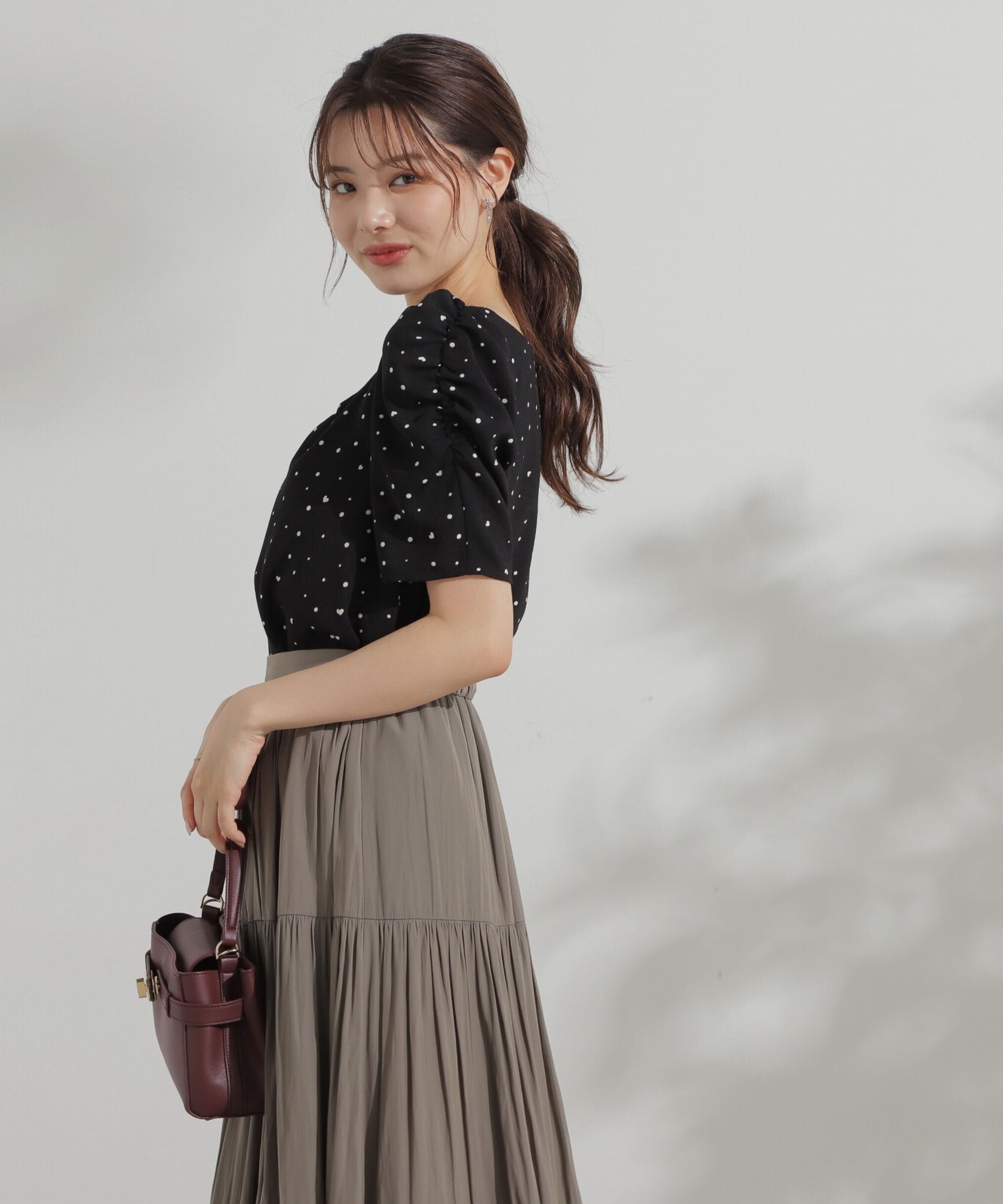 PROPORTION BODY DRESSING「ハートドットブラウス」|シャツ・ブラウス|