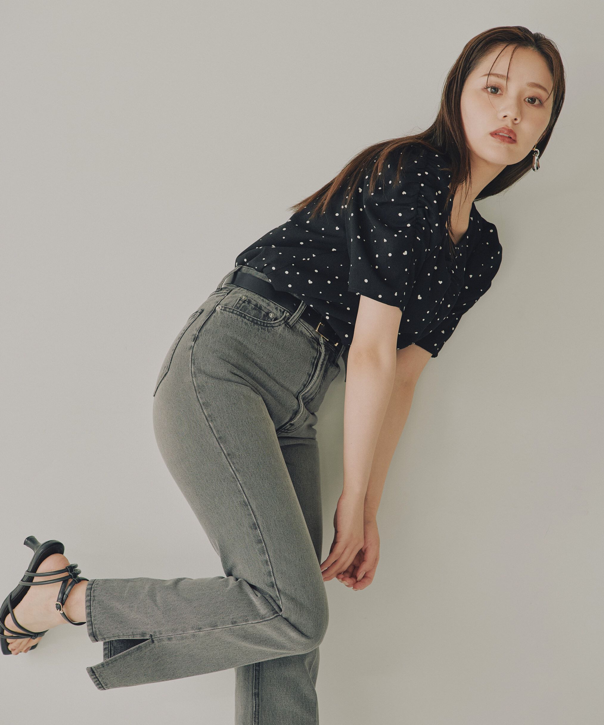 PROPORTION BODY DRESSING「ハートドットブラウス」|シャツ・ブラウス|