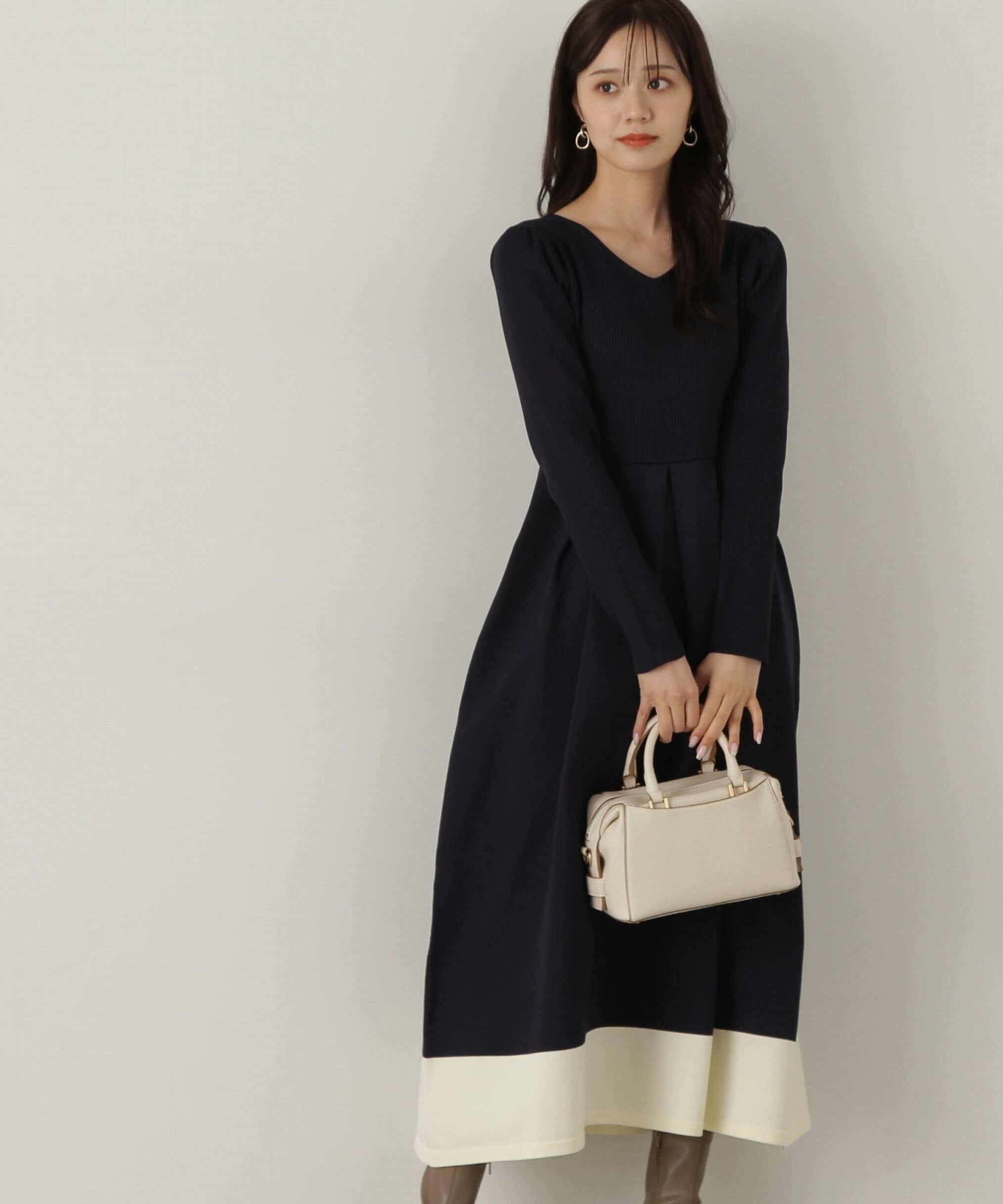 PROPORTION BODY DRESSING「バックリボンニットワンピース」|ワンピース|