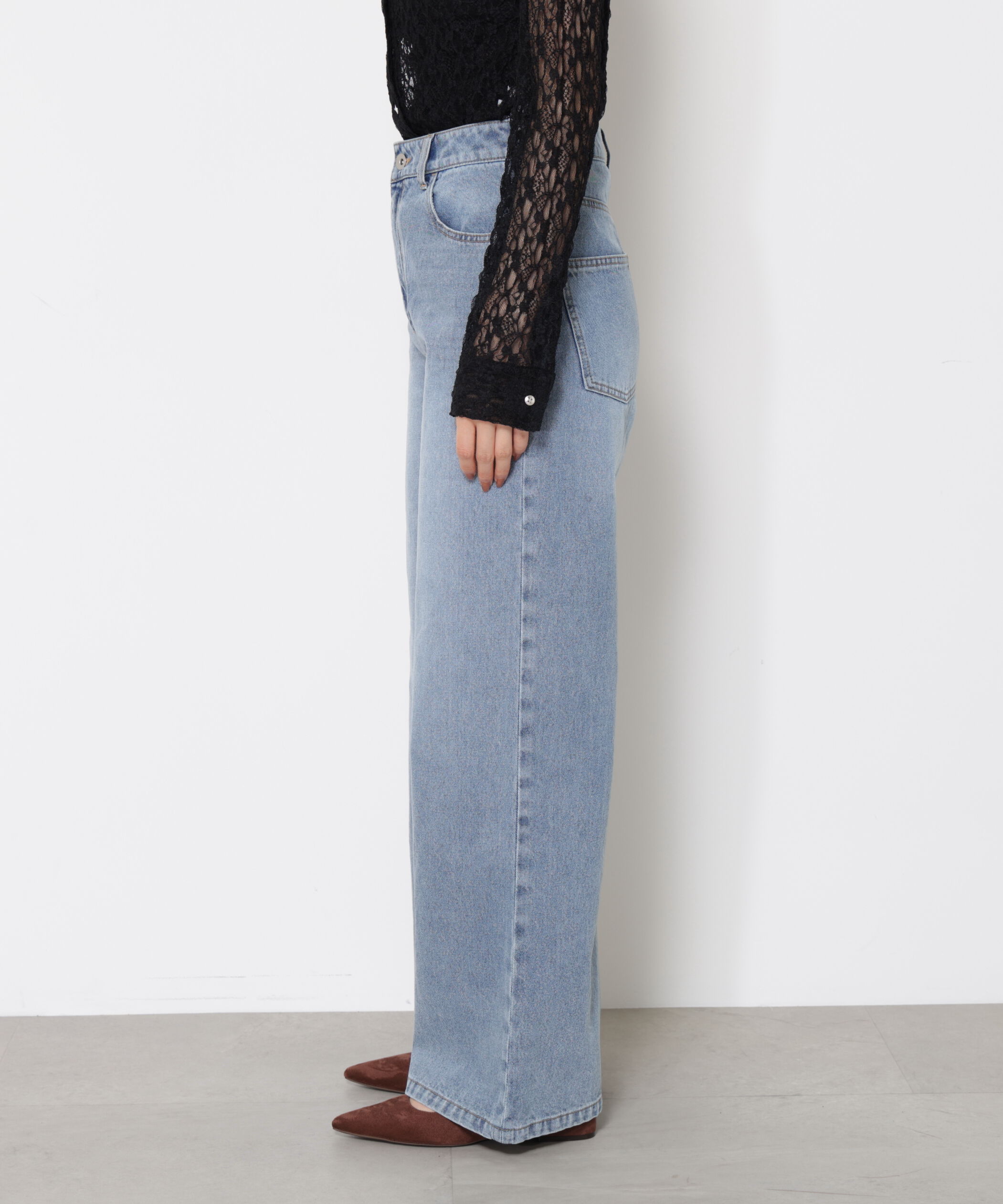 PROPORTION BODY DRESSING「ワイドデニムパンツ」|その他|