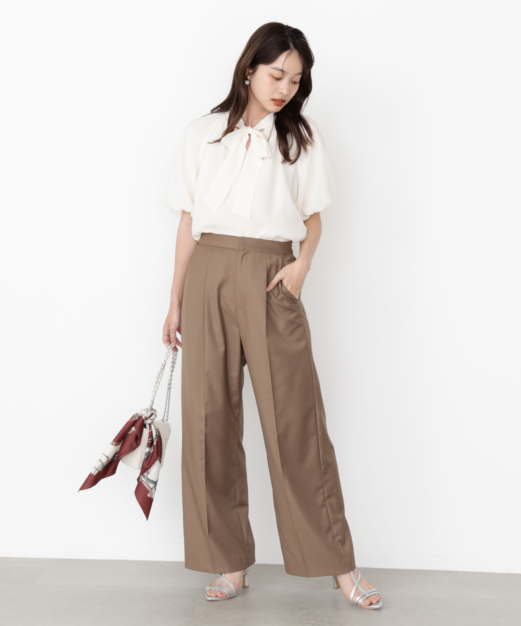 PROPORTION BODY DRESSING「＜ウォッシャブル＞イージーワイドパンツ」|その他|