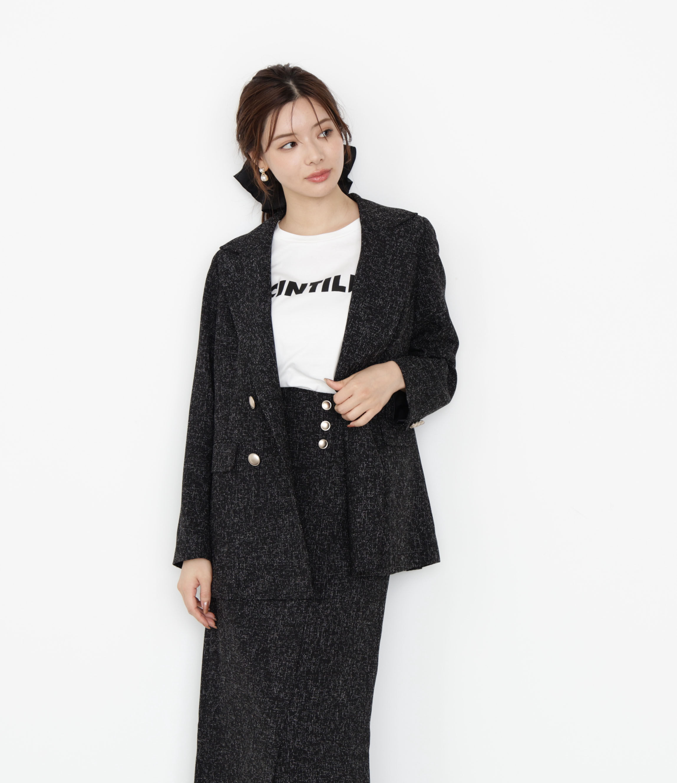 PROPORTION BODY DRESSING「ゴールド釦ダブルブレストジャケット 25AW」|その他|