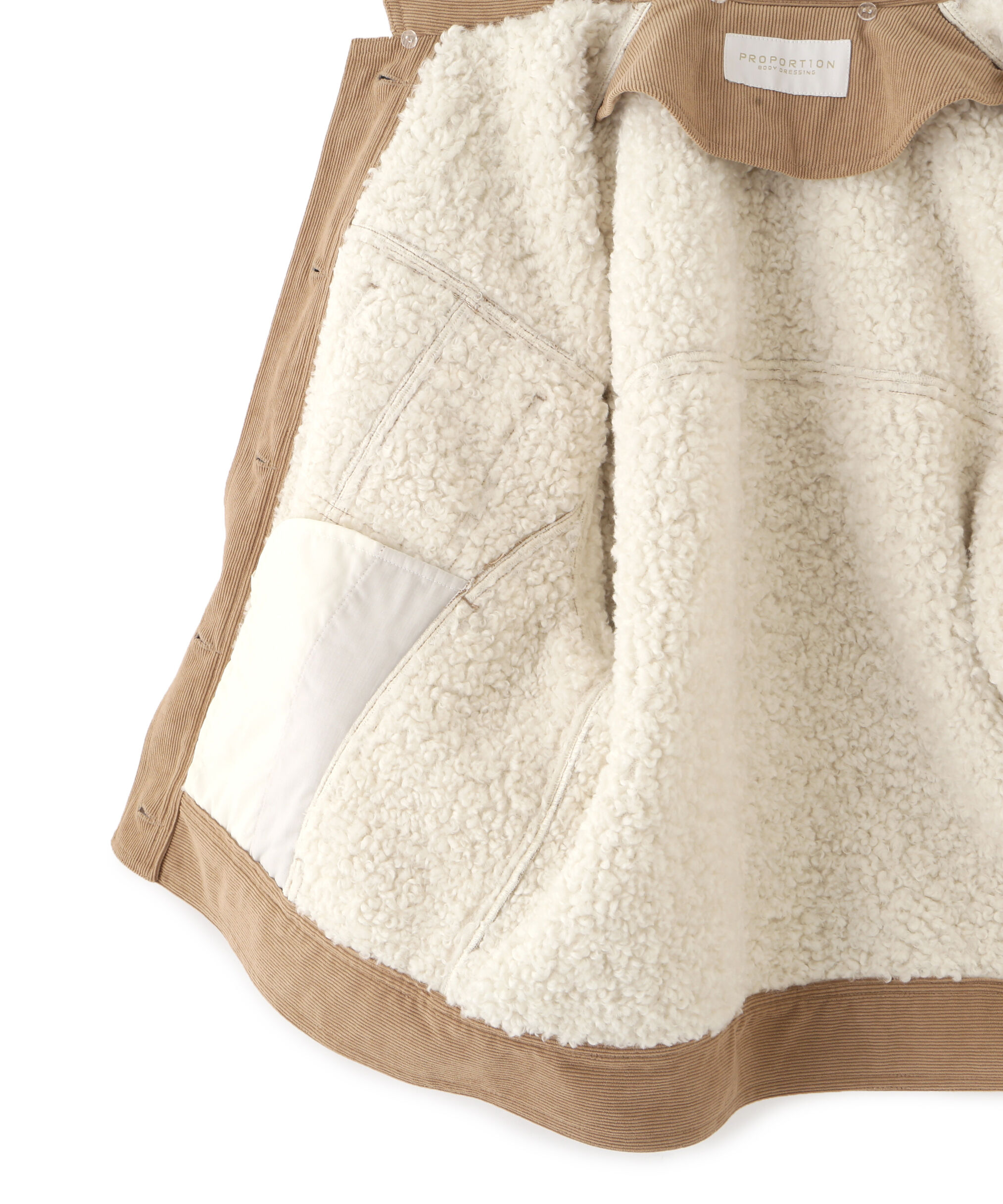 PROPORTION BODY DRESSING「コーデュロイブルゾン 25AW」|ブルゾン・スタジャン|