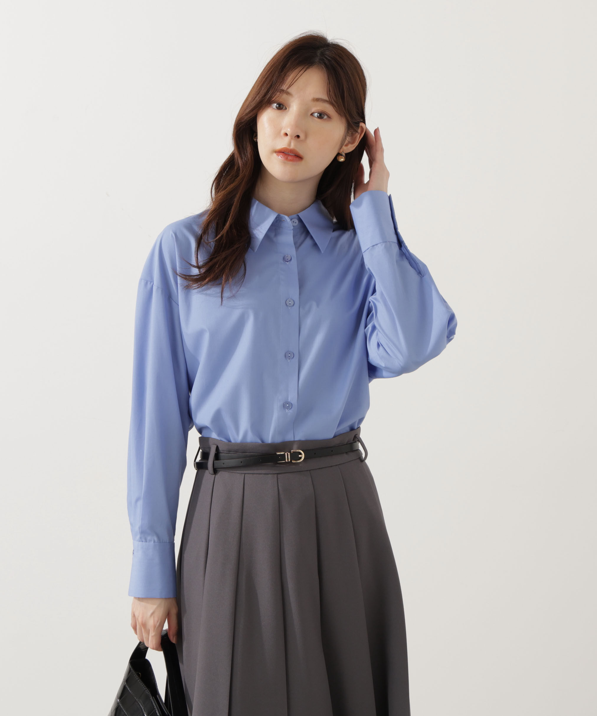 PROPORTION BODY DRESSING「＜ウォッシャブル＞ベーシックシャツ」|シャツ・ブラウス|