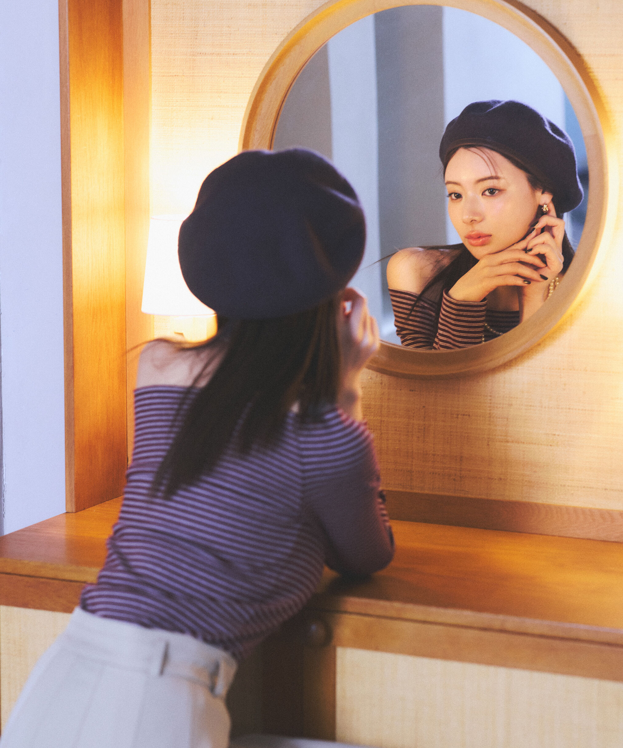 PROPORTION BODY DRESSING「＜ハンドウォッシャブル＞オフショルカットソー」|Tシャツ・カットソー|