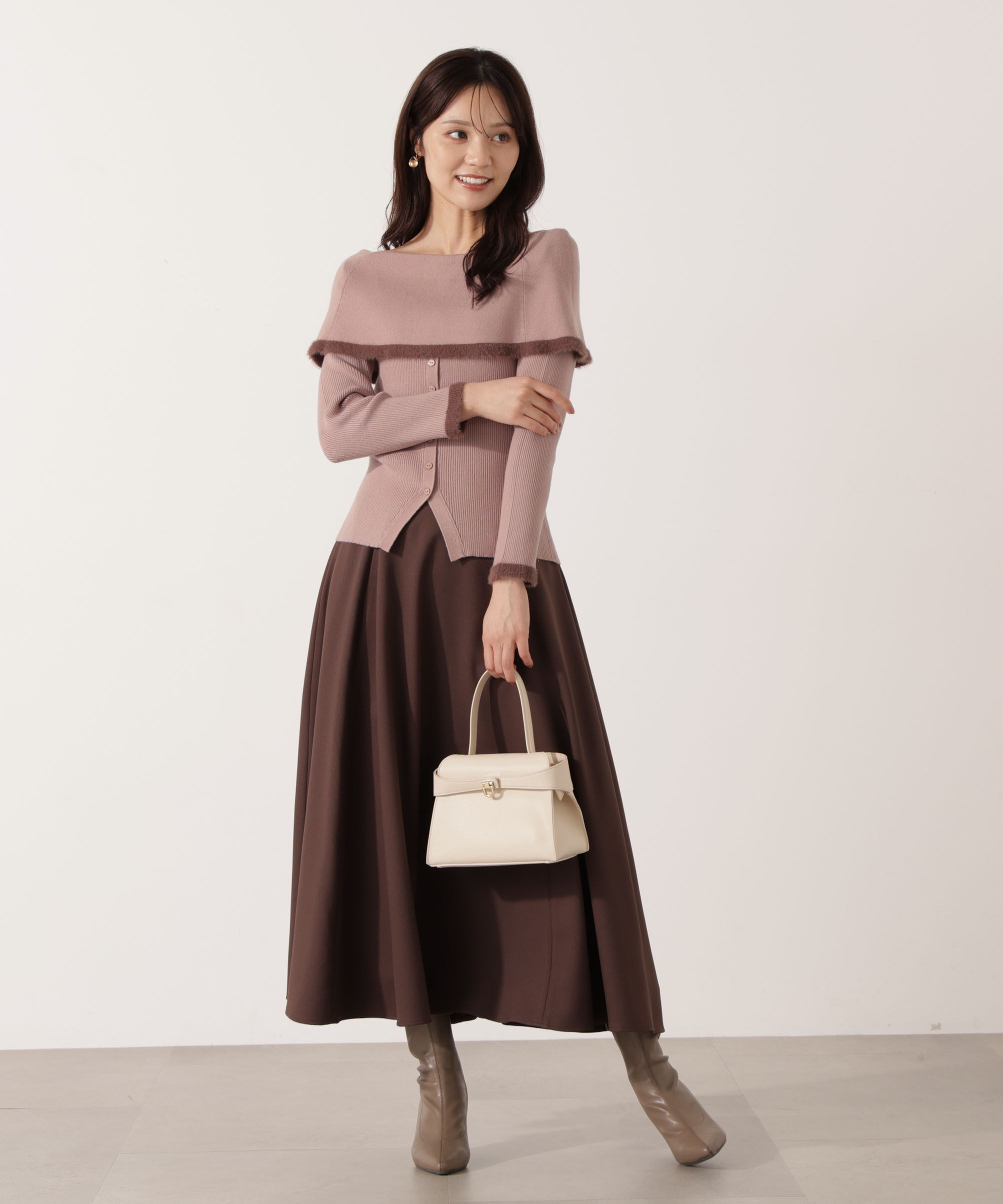 PROPORTION BODY DRESSING「ポイントフェザーオフショルニット」|ニット・セーター|