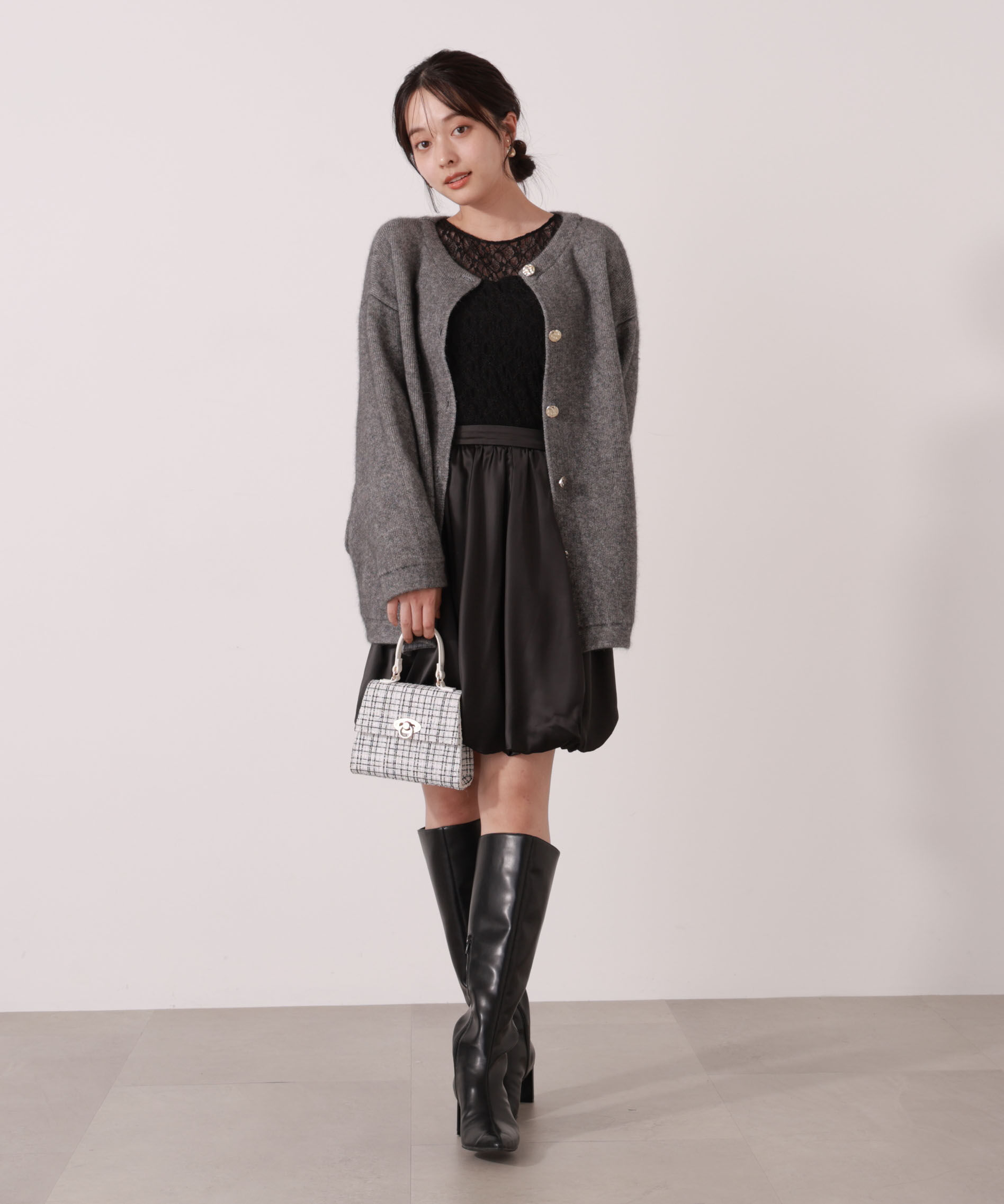 PROPORTION BODY DRESSING「＜ウォッシャブル＞バルーンミニスカート」|スカート|