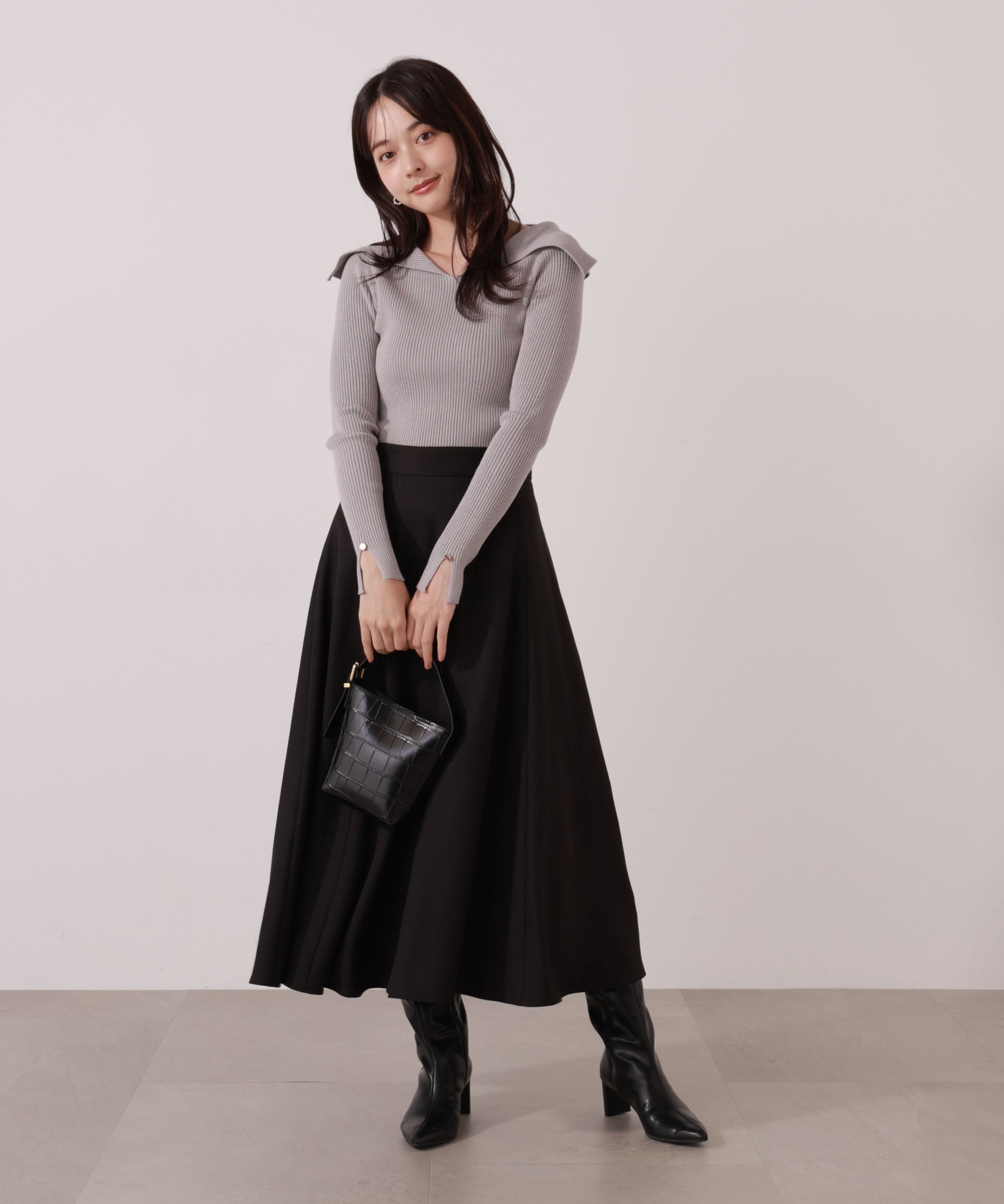 PROPORTION BODY DRESSING「＜ウォッシャブル＞ウィンターフレアースカート 25AW」|スカート|