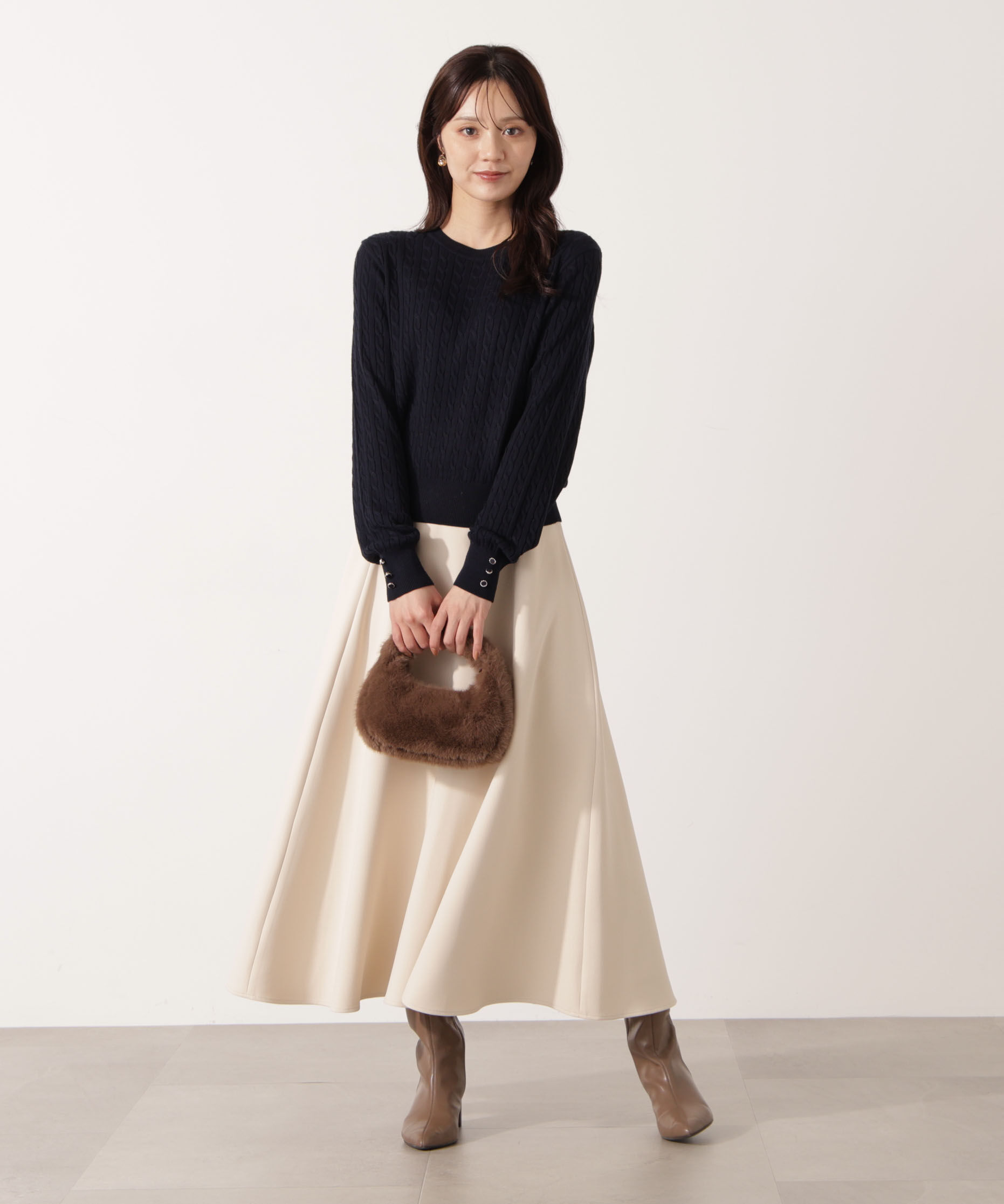 PROPORTION BODY DRESSING「＜ウォッシャブル＞ウィンターフレアースカート 25AW」|スカート|