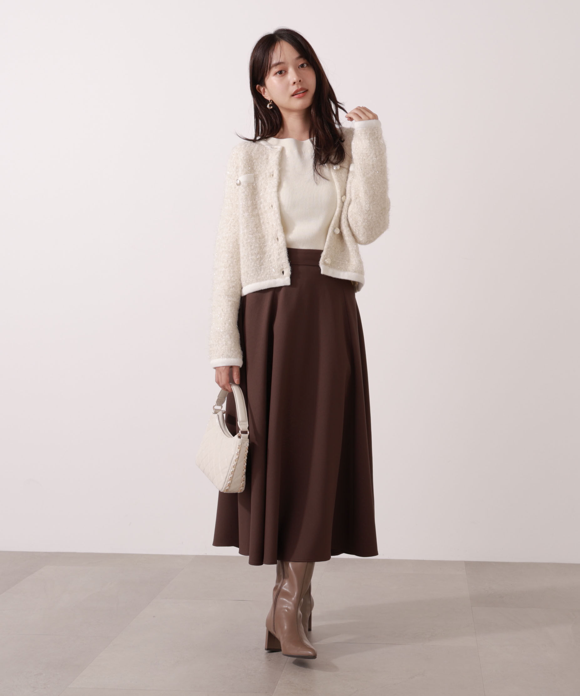 PROPORTION BODY DRESSING「＜ウォッシャブル＞ウィンターフレアースカート 25AW」|スカート|