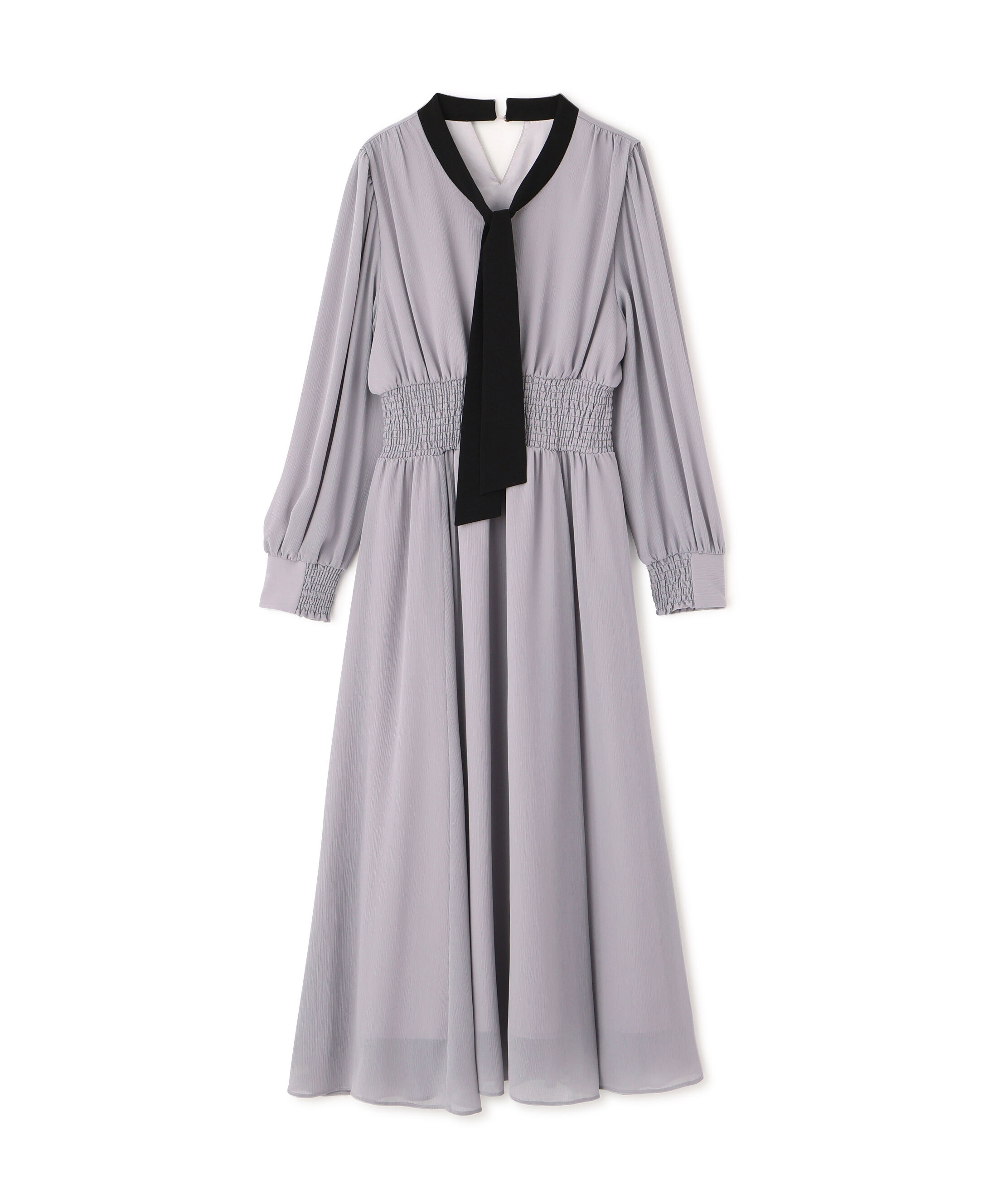 PROPORTION BODY DRESSING「タイ付きウエストシャーリングワンピース」|ワンピース|