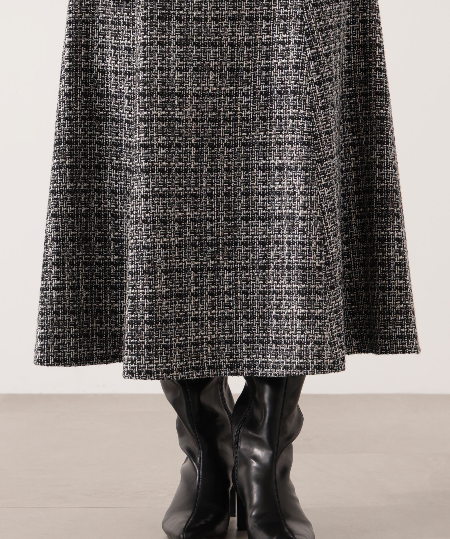 PROPORTION BODY DRESSING「ミックスツイードフレアスカート 25AW」|スカート|