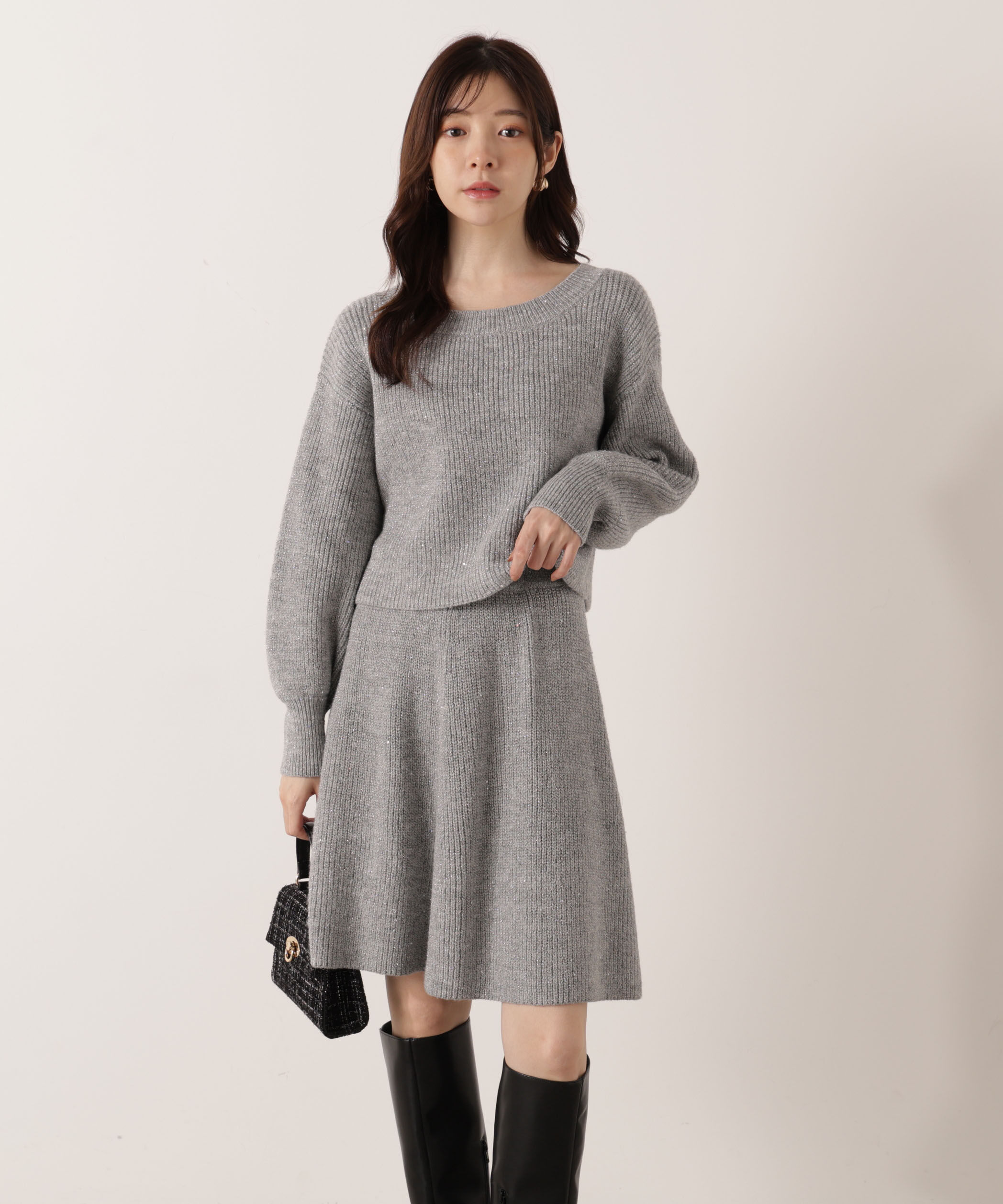 PROPORTION BODY DRESSING「片畦ミニSETUP  25AW」|ワンピース|