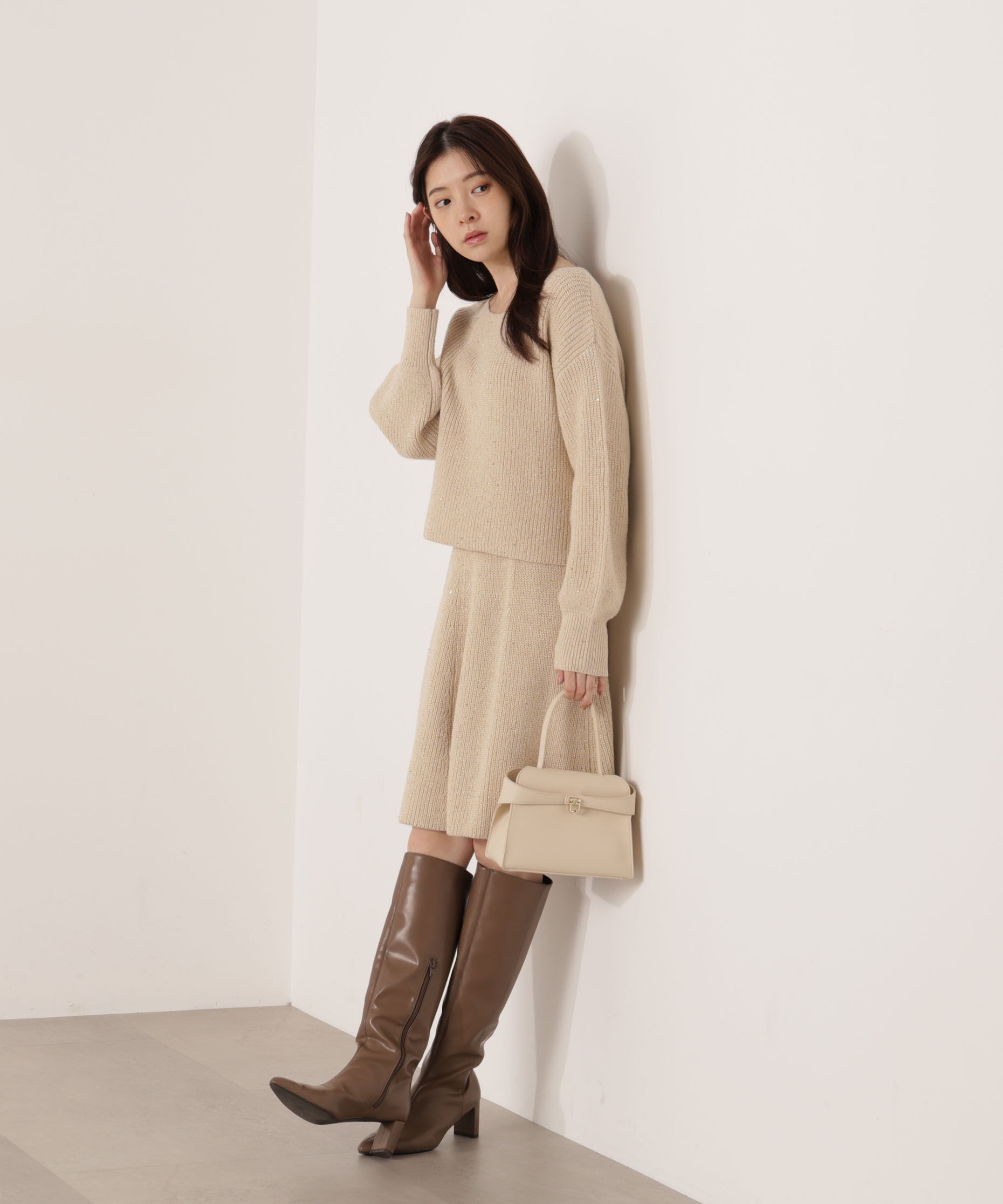 PROPORTION BODY DRESSING「片畦ミニSETUP  25AW」|ワンピース|