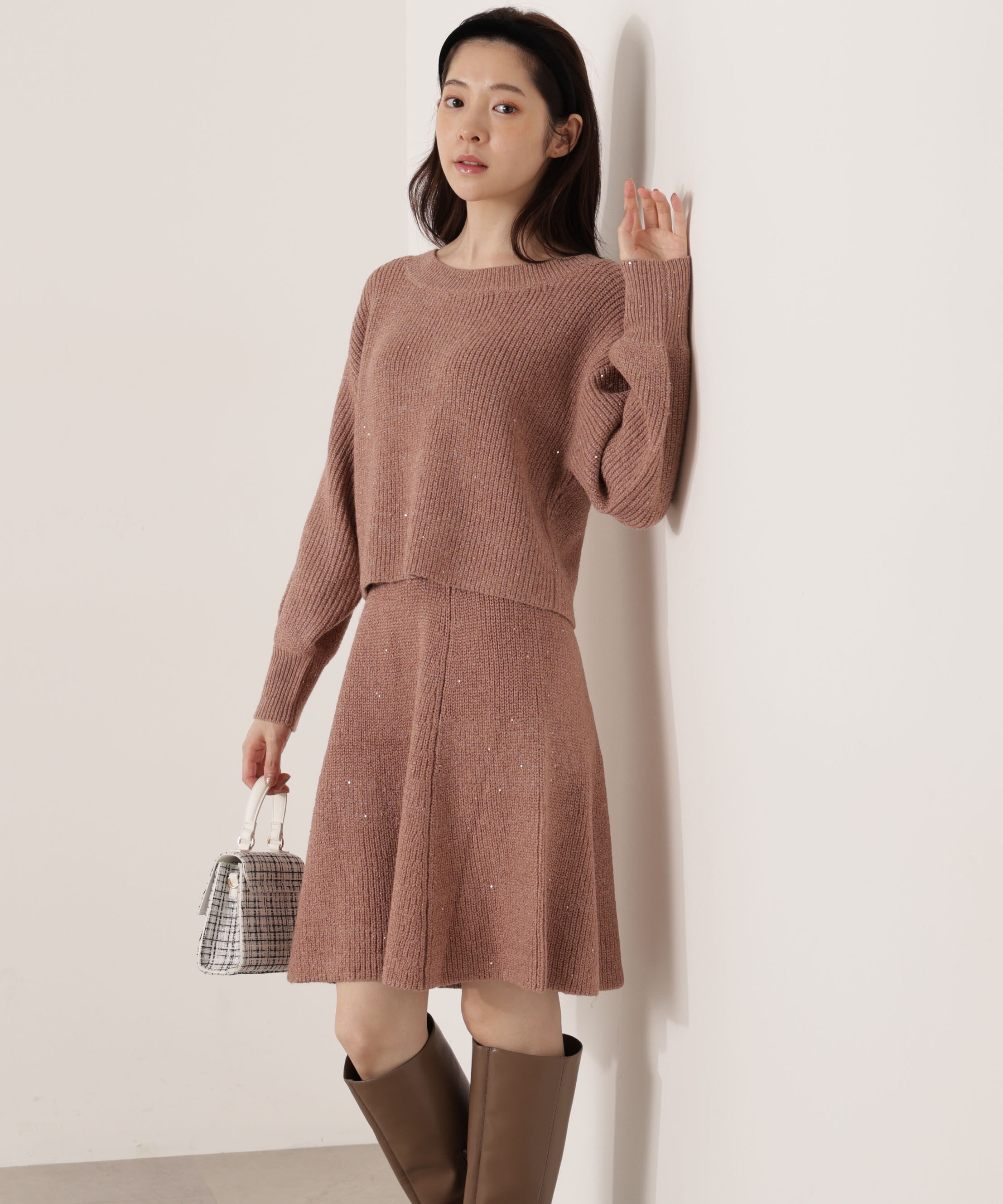 PROPORTION BODY DRESSING「片畦ミニSETUP  25AW」|ワンピース|