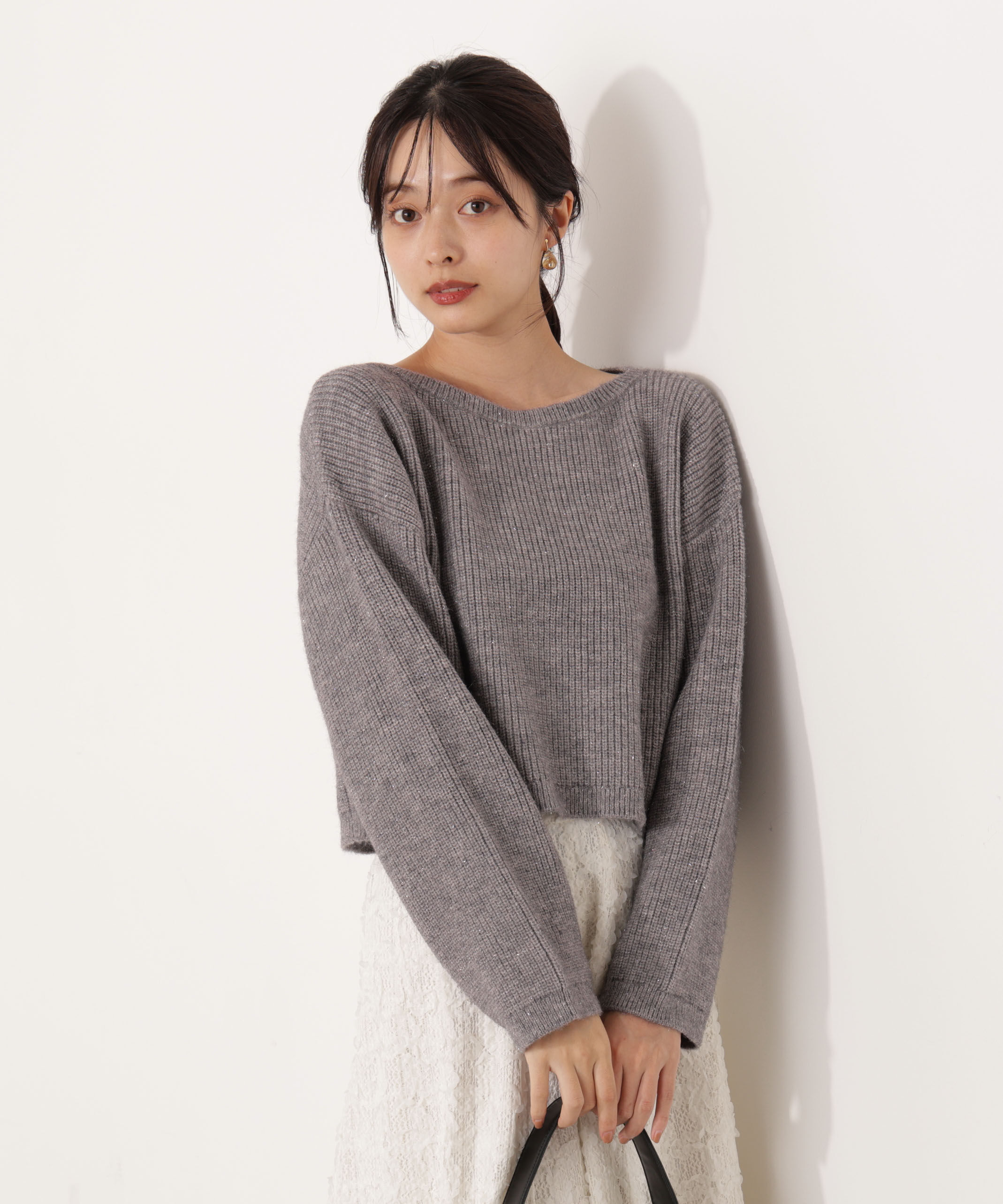 PROPORTION BODY DRESSING「アンジェリーナボックスニット  25AW 」|ニット・セーター|