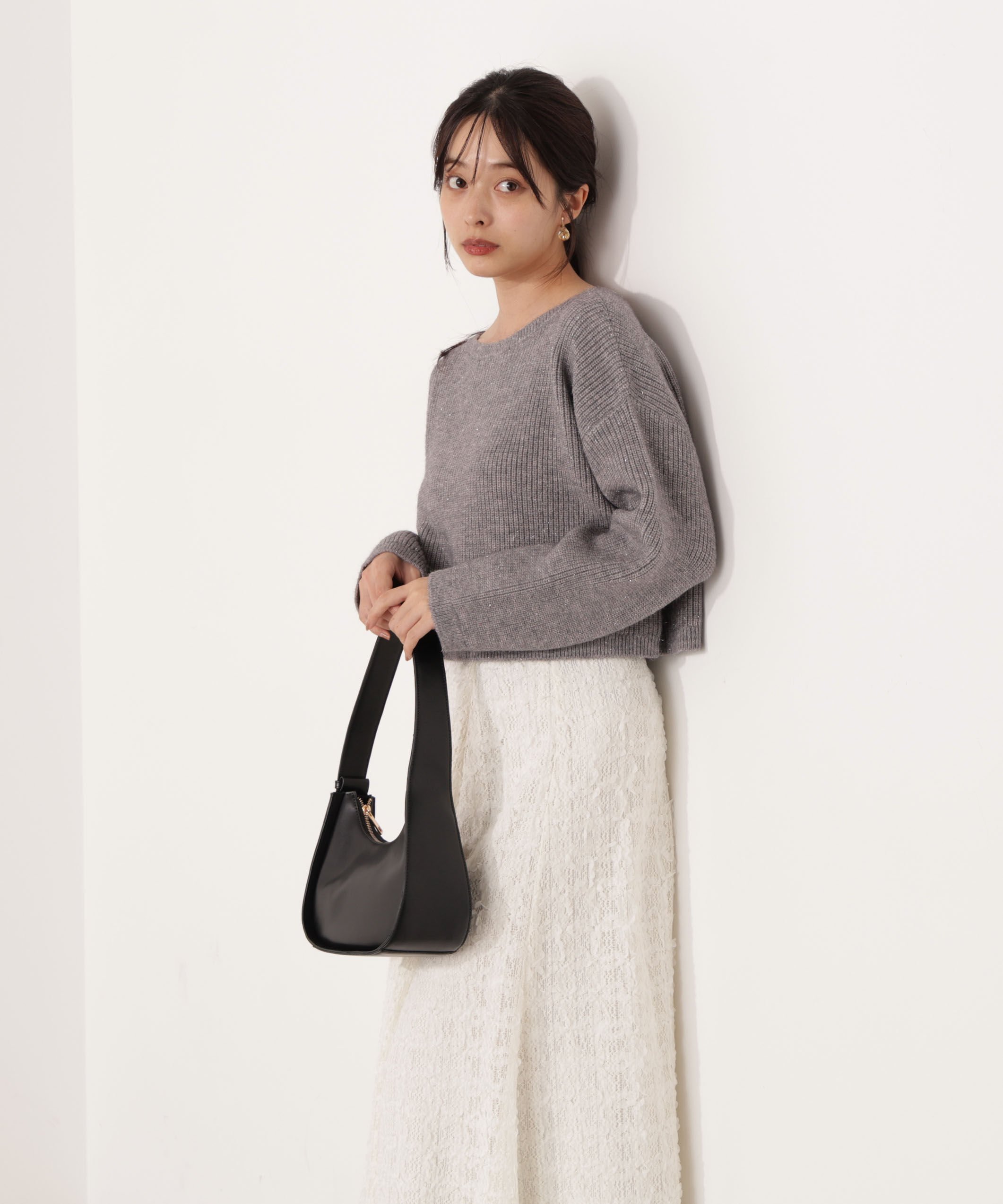 PROPORTION BODY DRESSING「アンジェリーナボックスニット  25AW 」|ニット・セーター|