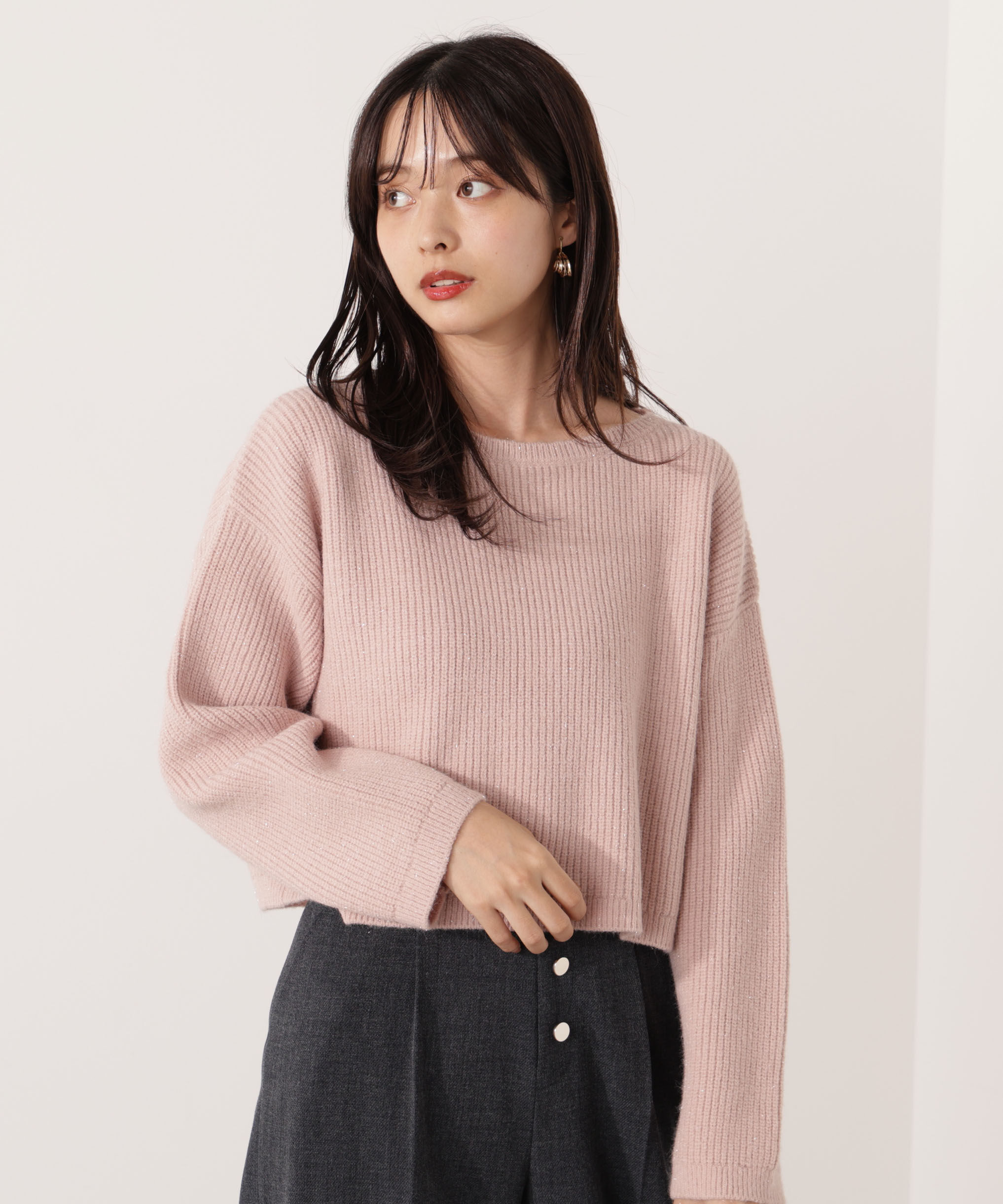 PROPORTION BODY DRESSING「アンジェリーナボックスニット  25AW 」|ニット・セーター|