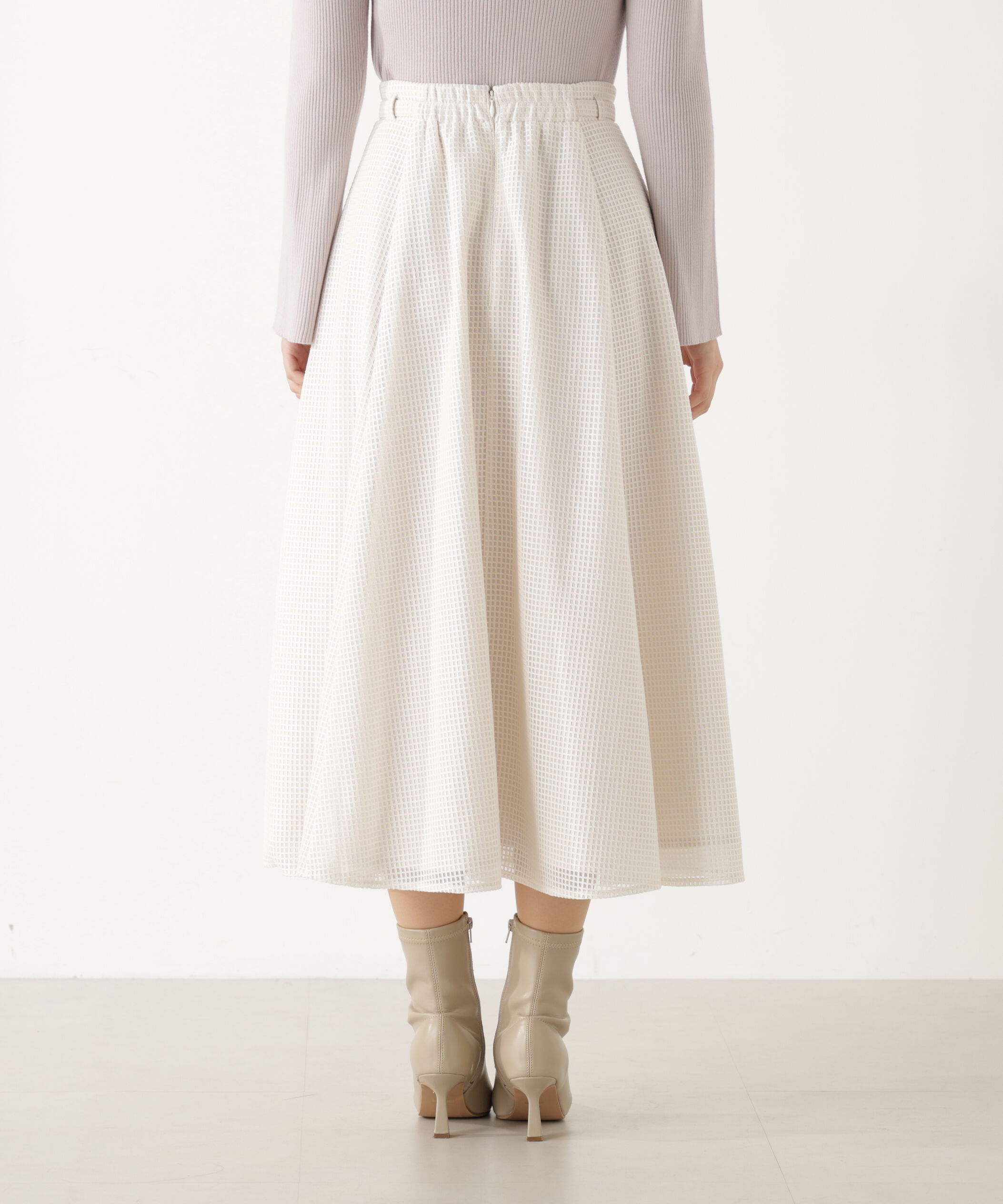 PROPORTION BODY DRESSING「ビット付きシアーメッシュスカート」|スカート|