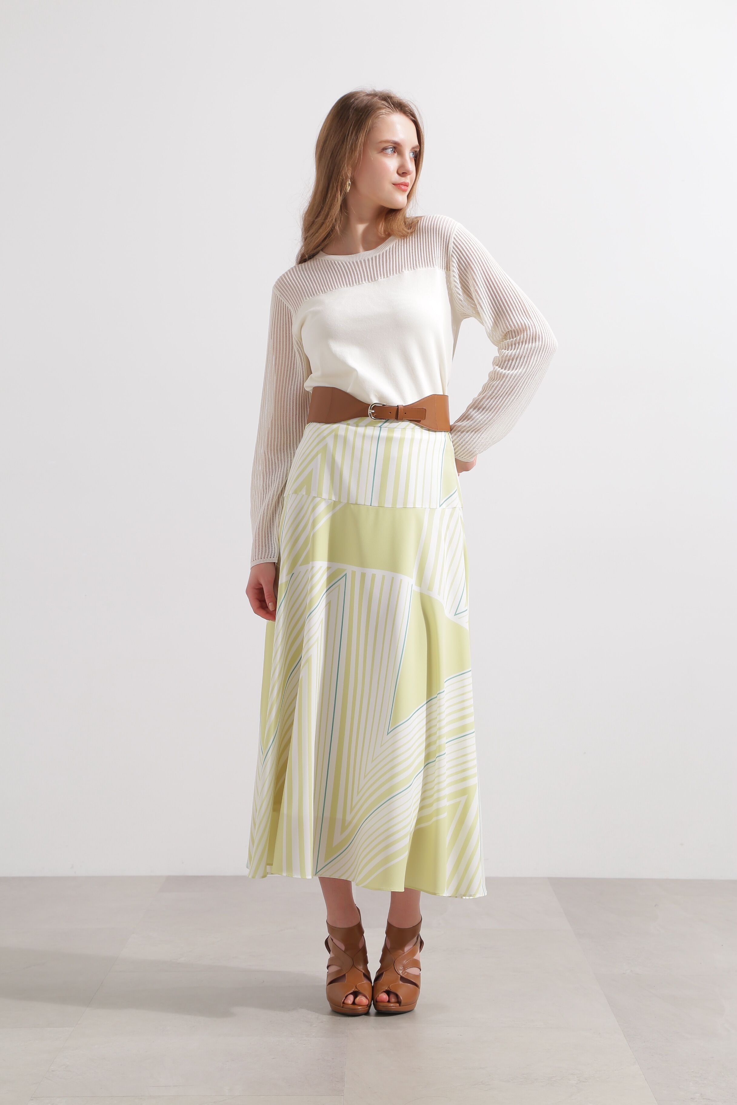  「◆シアーコンビニットプルオーバー」|ニット・セーター|