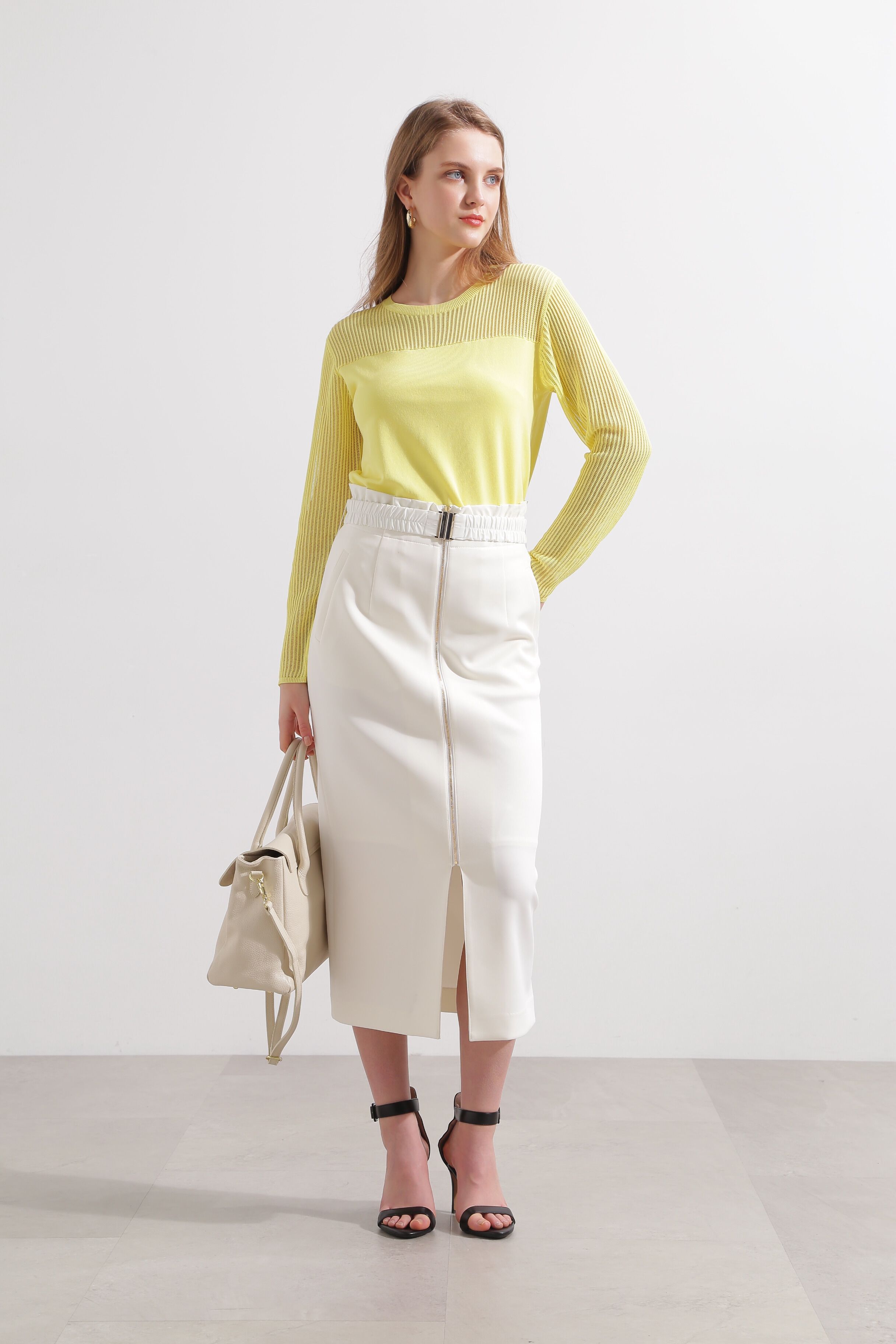  「◆シアーコンビニットプルオーバー」|ニット・セーター|