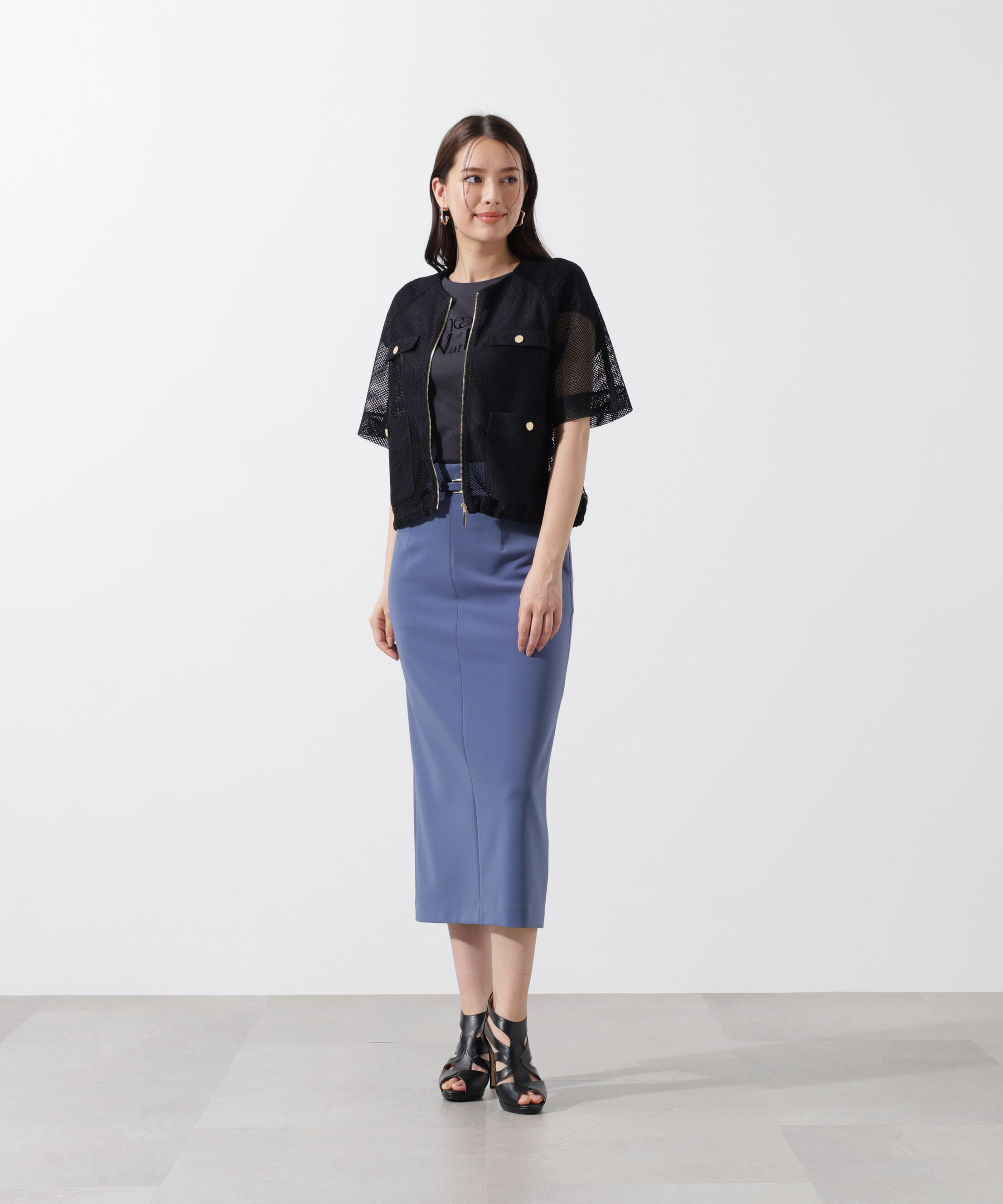  「ダブルラッセルメッシュブルゾン」|その他|