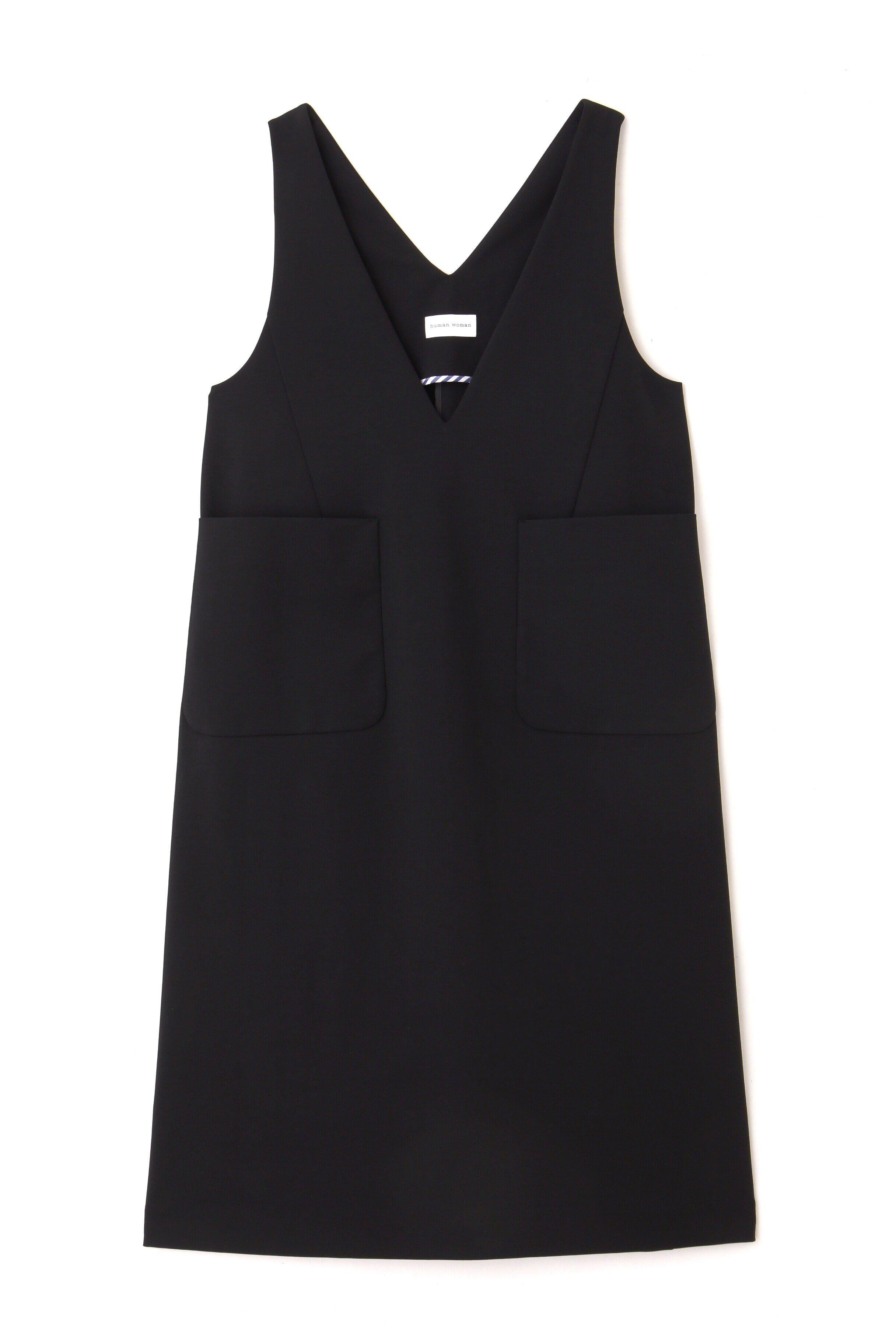  「ストレッチポンチジャンパースカート」|ワンピース|