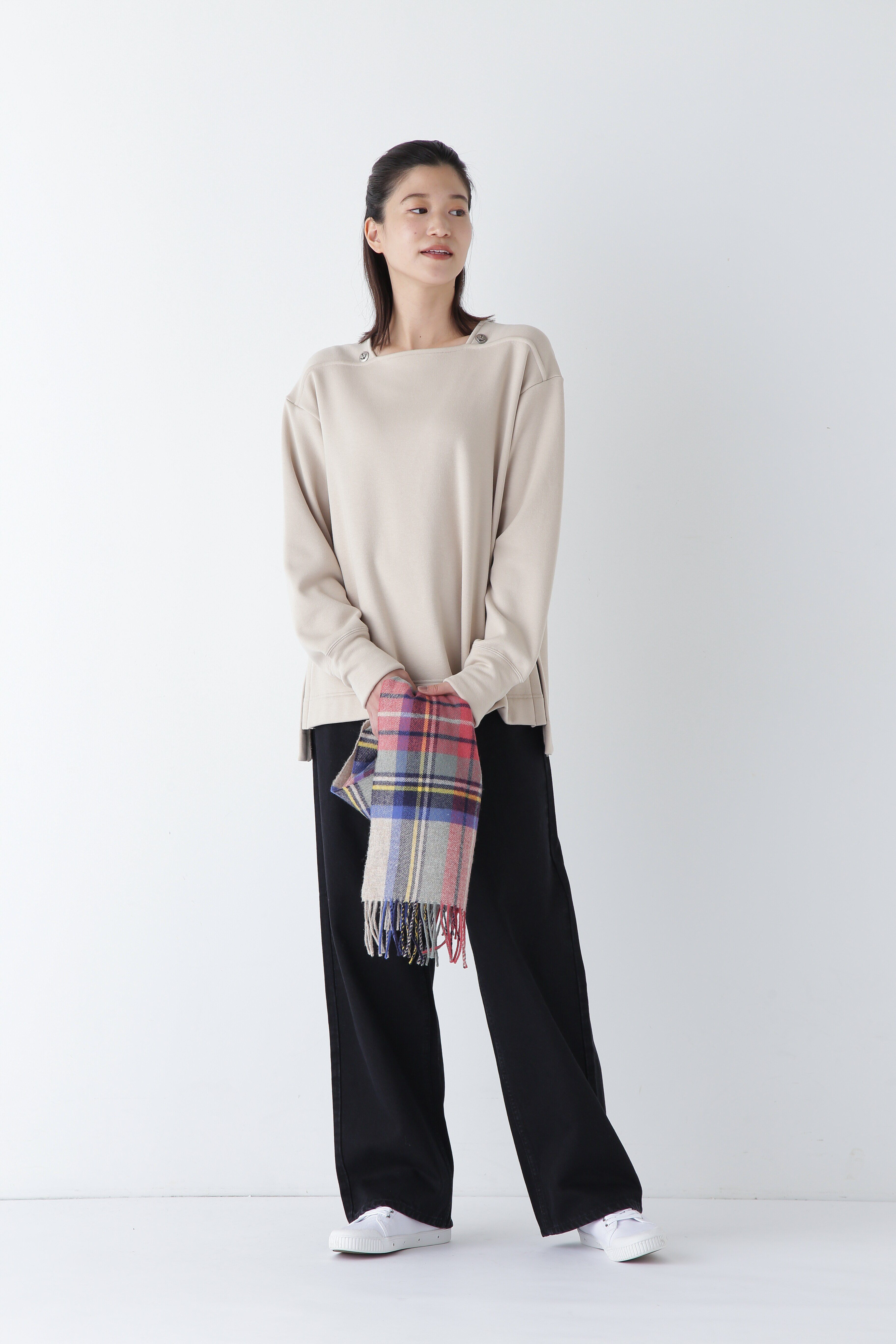  「◆ボンバー裏起毛マリンカラープルオーバー」|Tシャツ・カットソー|