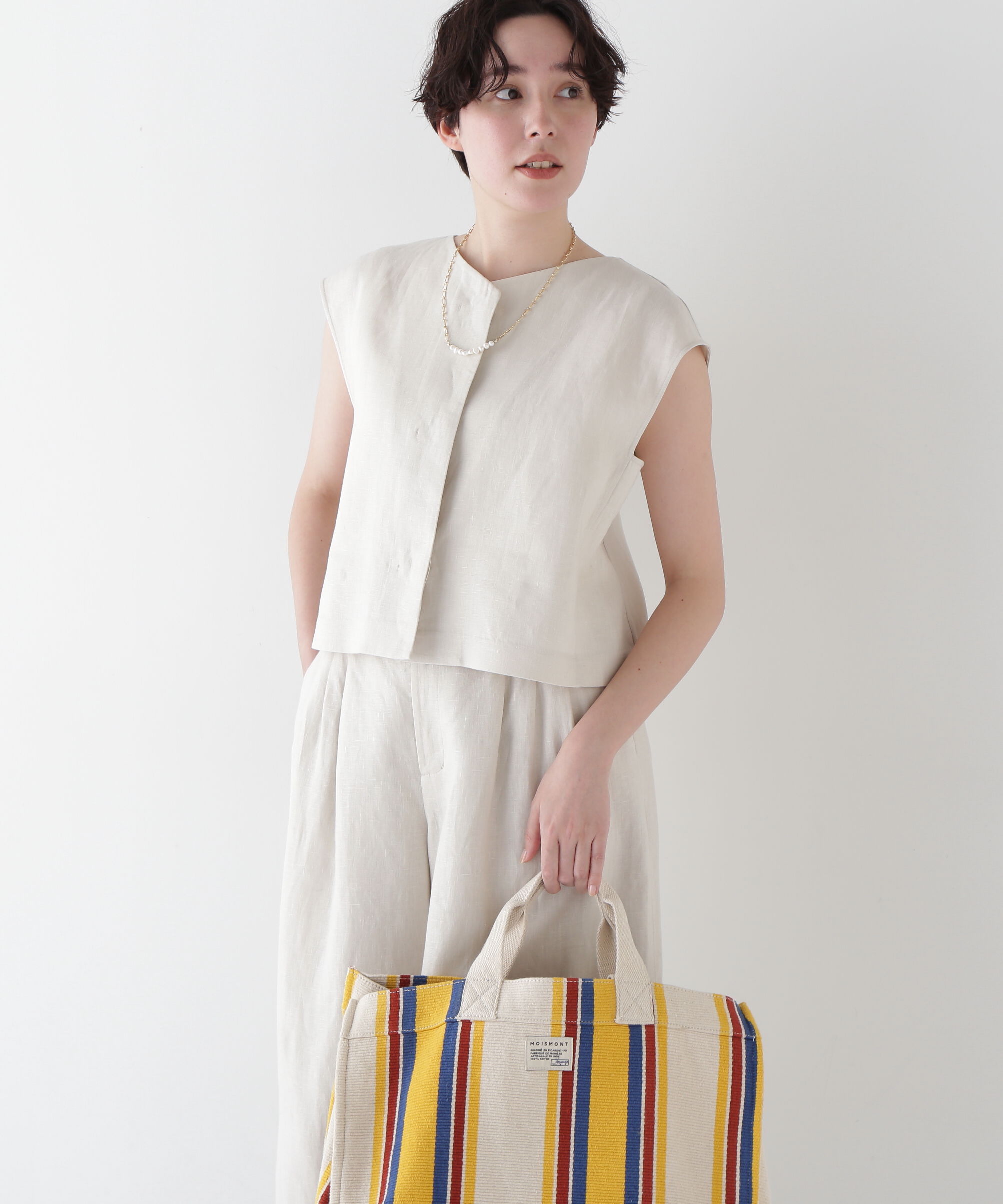  「◆リネンボックスブラウス」|シャツ・ブラウス|