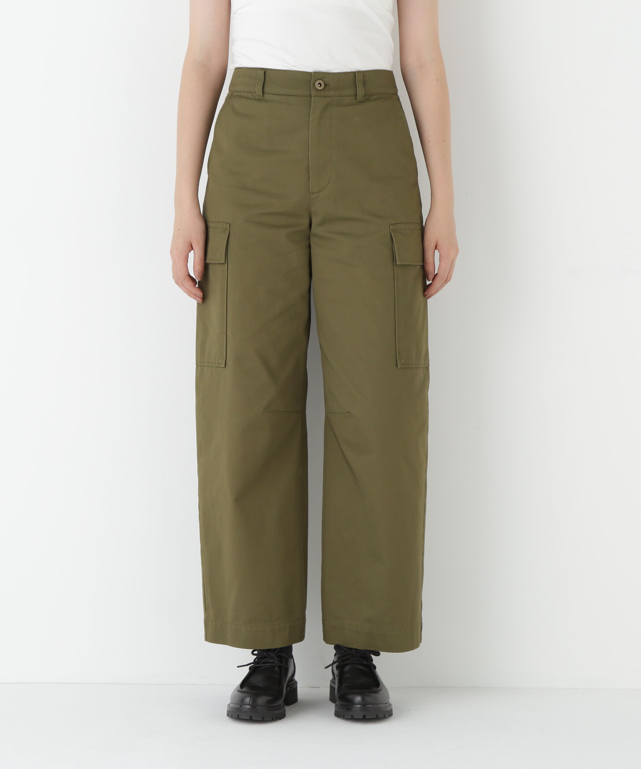  「◆オーガニックコットンチノクロスカーゴパンツ」|その他|