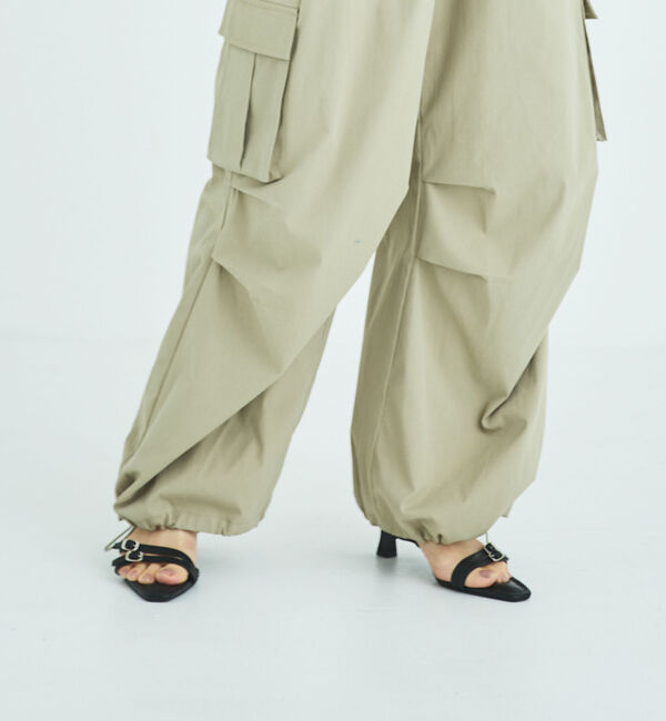 archives「ポインテッドアシメサンダル」|その他|BLACK