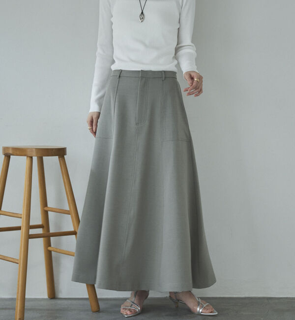 Doux archives「アウトポケットセミフレアスカート」|スカート|