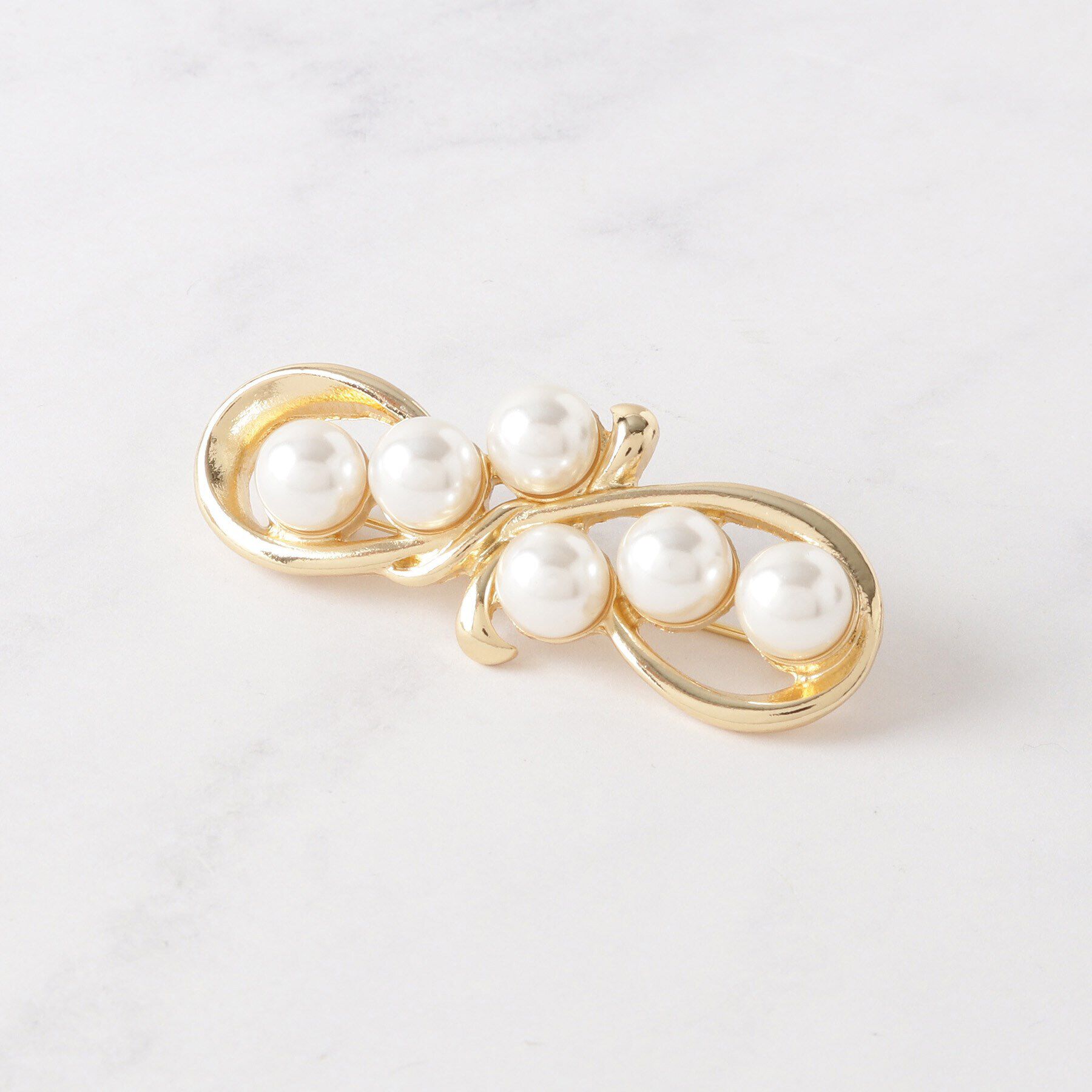 SHOO･LA･RUE「【セレモニー】上品華やかな　4デザインアソートブローチ」|ブローチ・コサージュ|ゴールド(307)