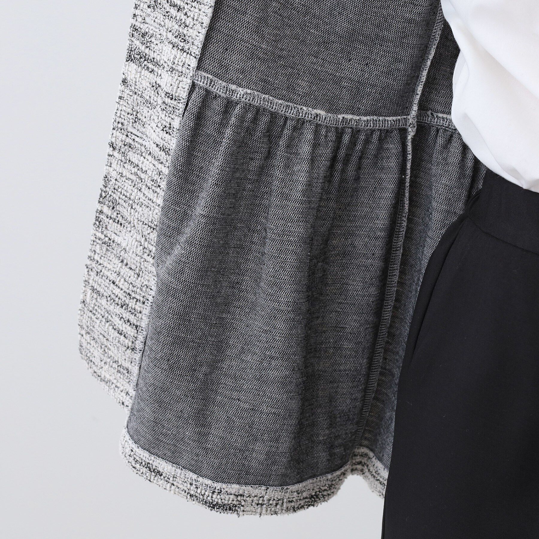 SHOO･LA･RUE「カットツイードペプラムジレ」|ベスト・ジレ|