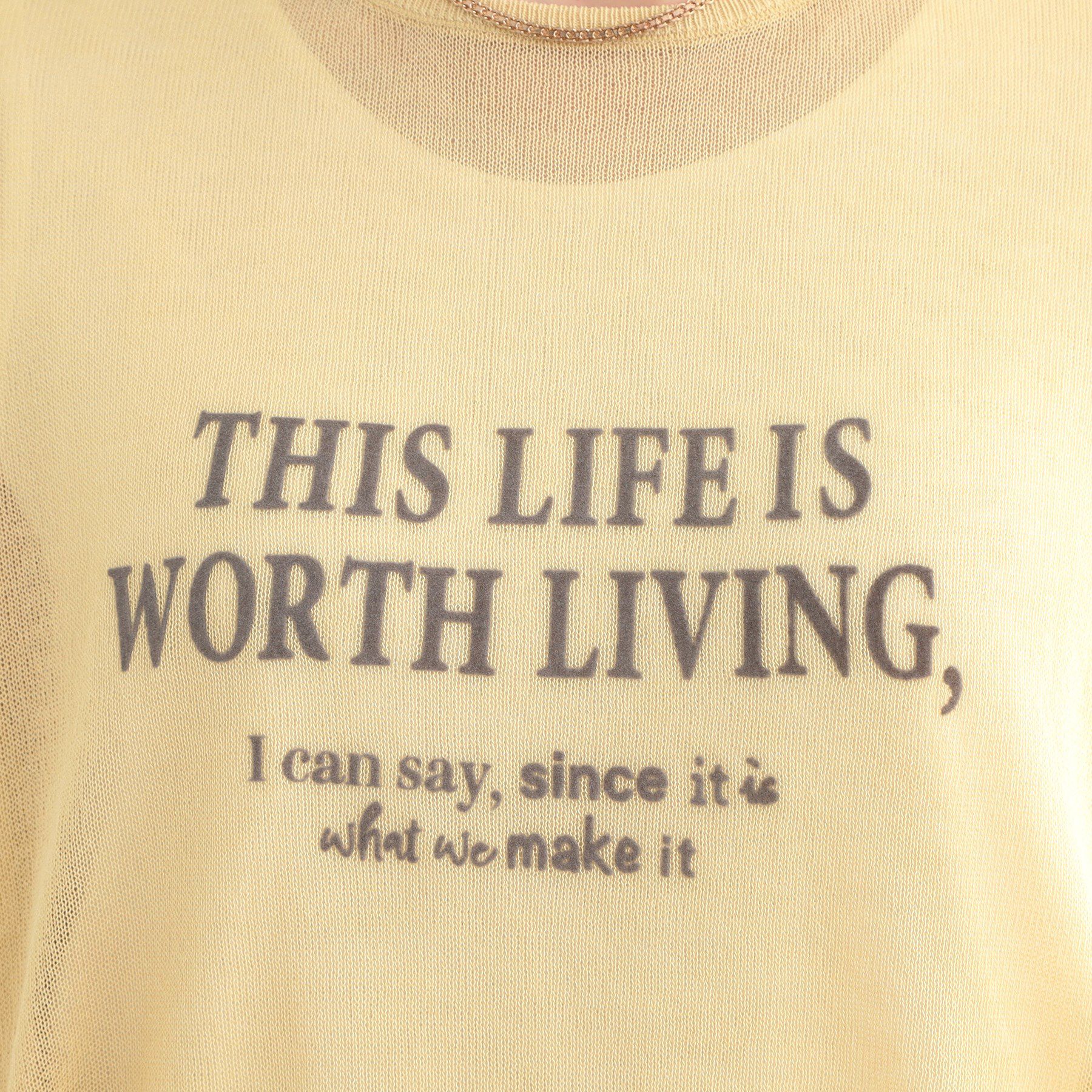 SHOO･LA･RUE「【S-LL】アソートロゴサマーニット」|ニット・セーター|