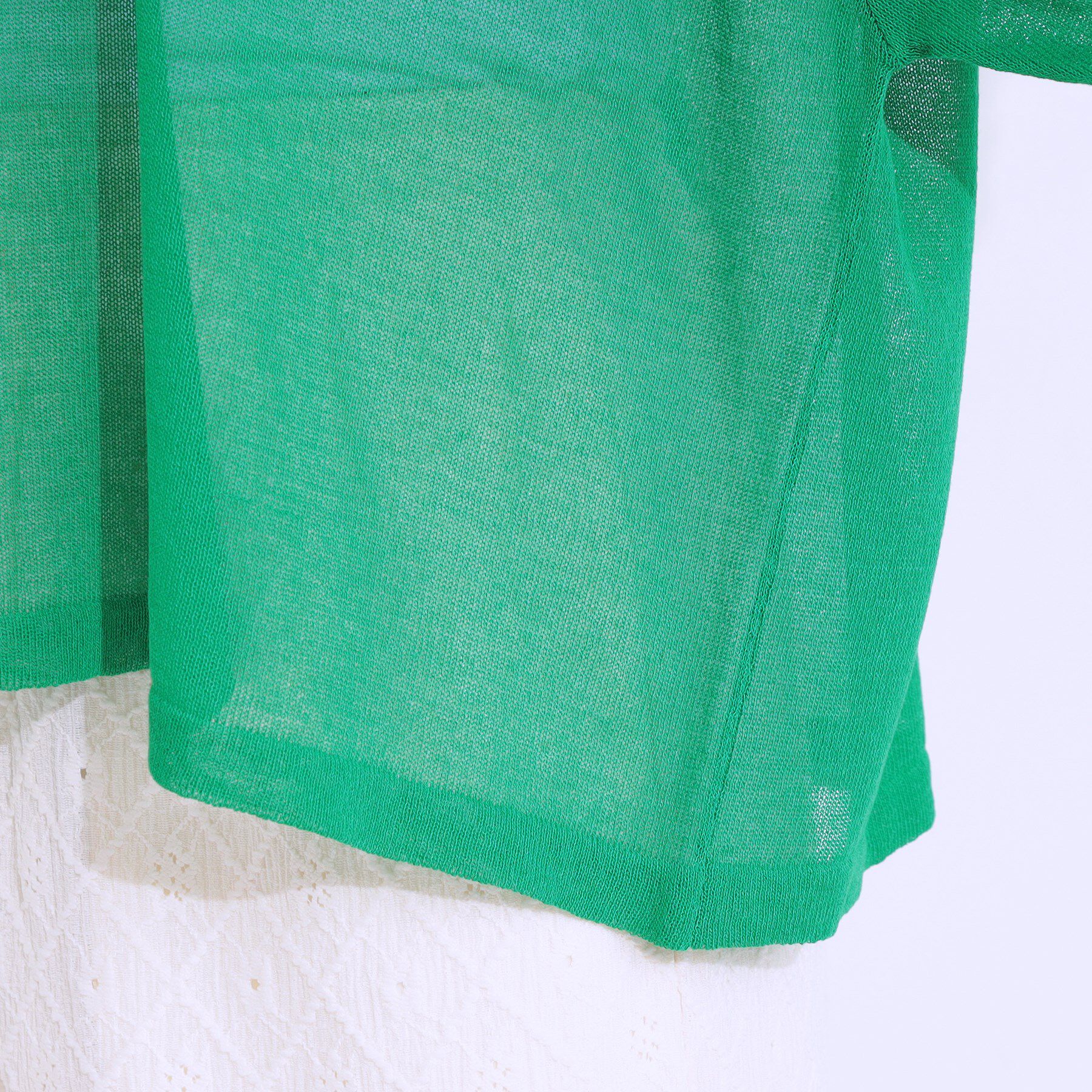 SHOO･LA･RUE「【S-LL】シアー感がこなれ見え お袖ゆったりロゴニット」|ニット・セーター|