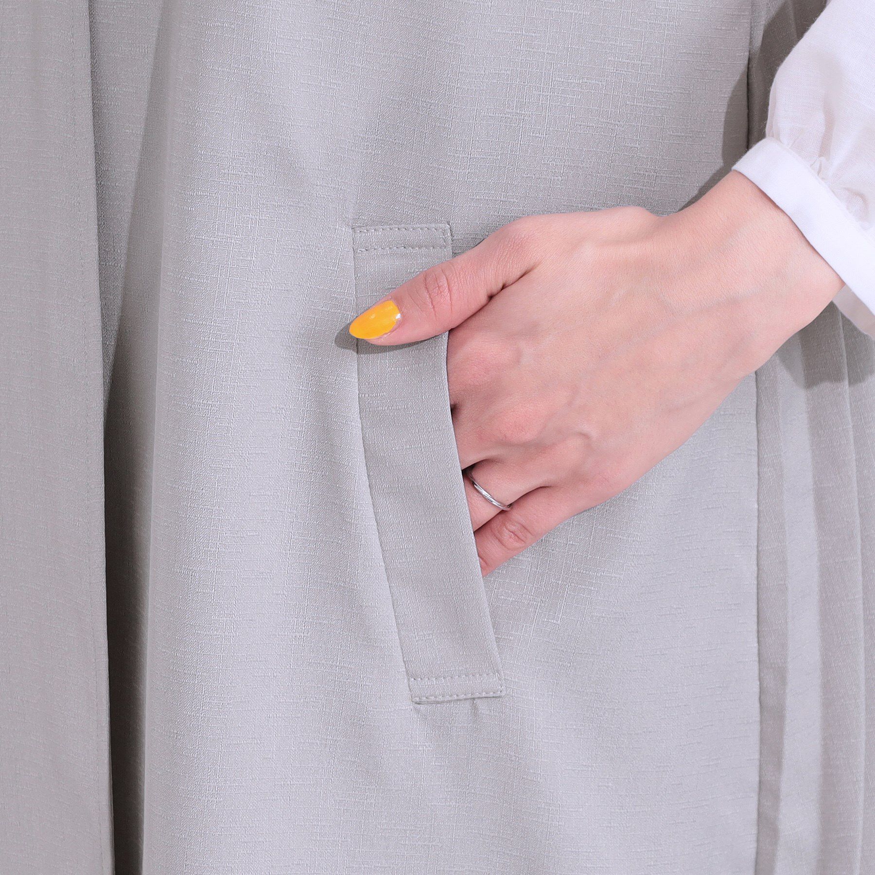 SHOO･LA･RUE「【S-LL/体型カバー】後ろ姿もきれい見え バックプリーツジレ」|ベスト・ジレ|