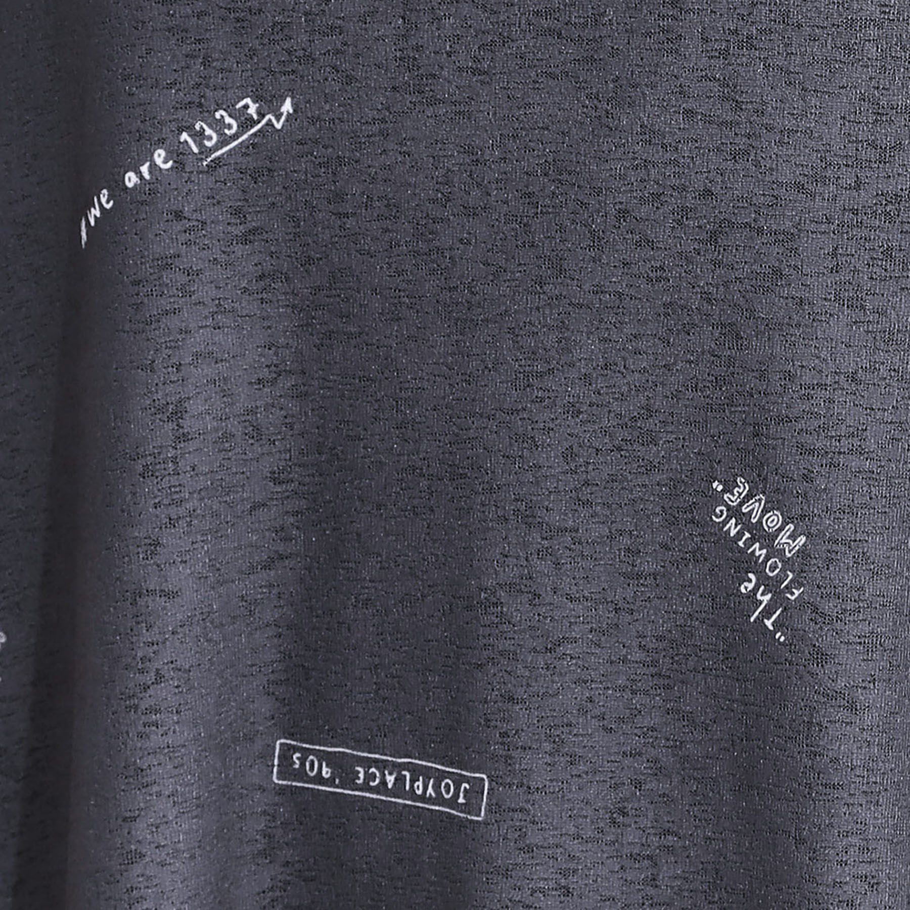 SHOO･LA･RUE「【洗える/S-LL】ゆるっとこなれ見え 総柄プリント シアーTシャツ」|Tシャツ・カットソー|