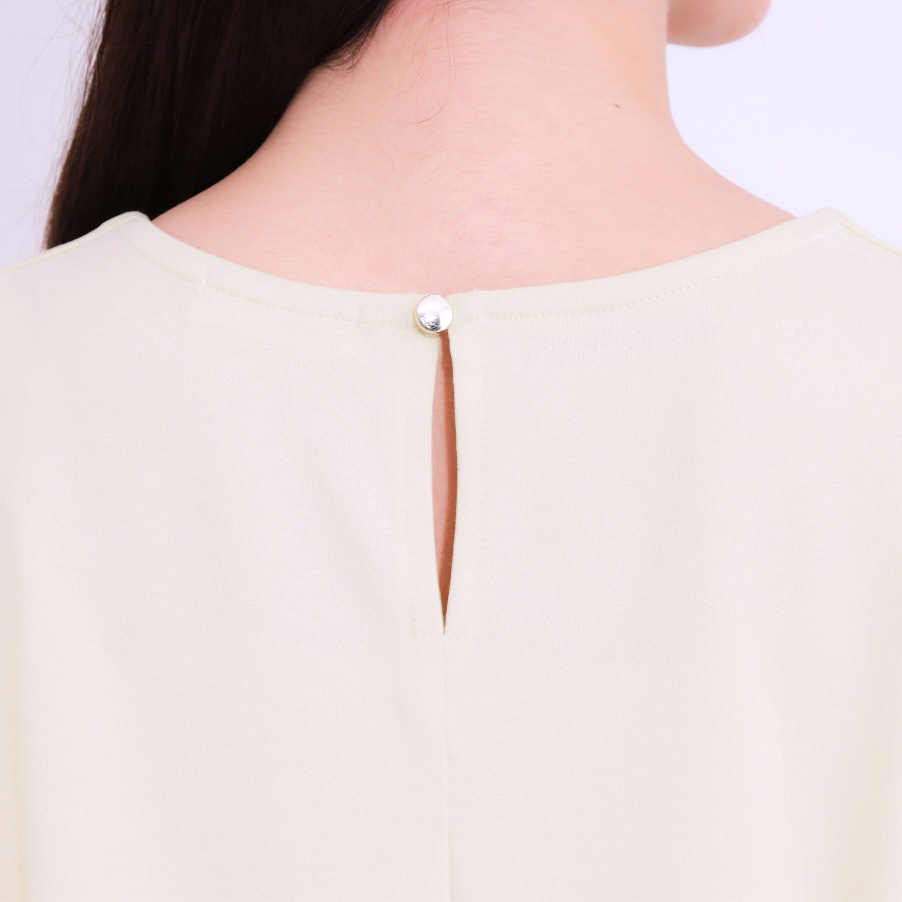 SHOO･LA･RUE「【S-LL/ひんやり/UV】お袖シアー バルーントップス」|Tシャツ・カットソー|