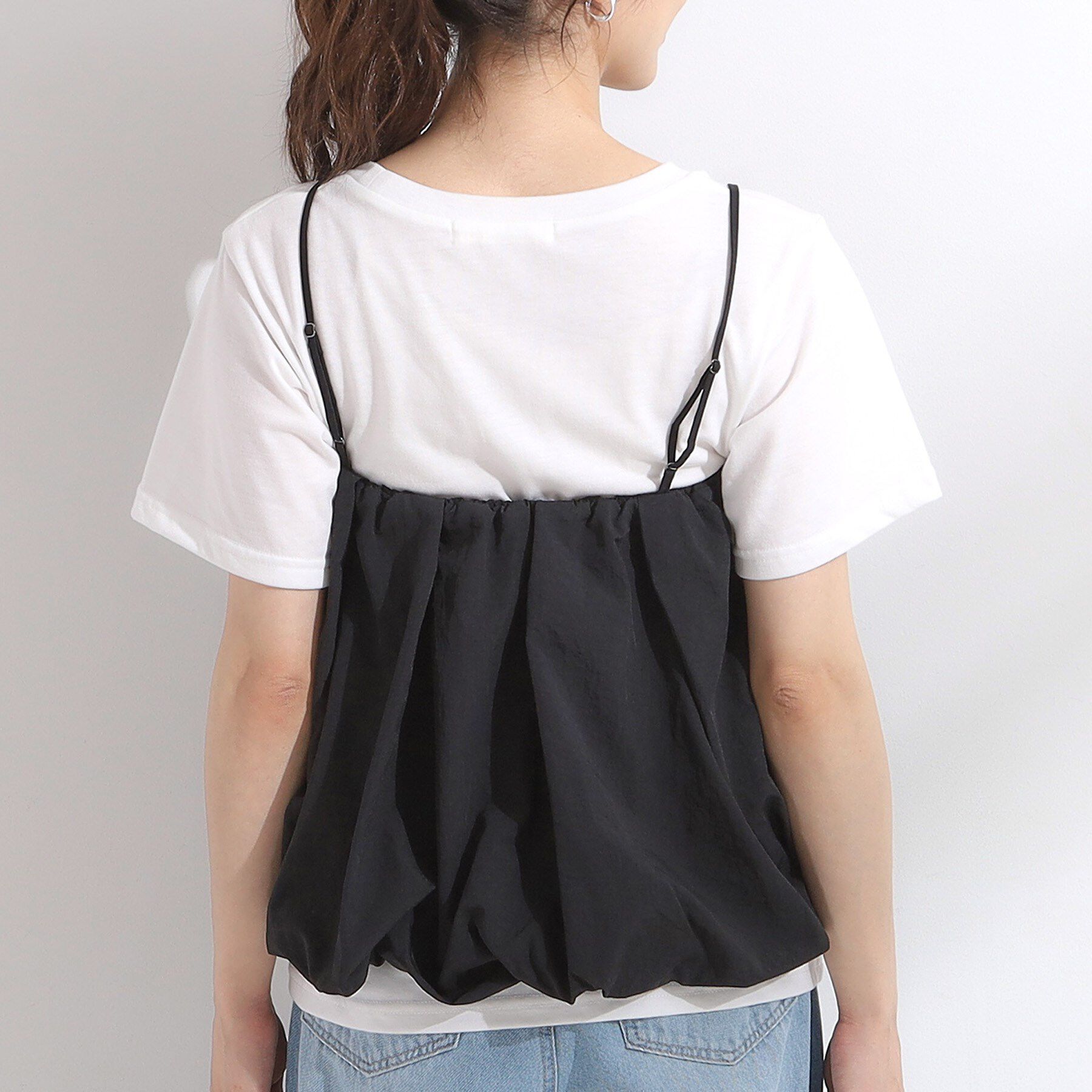 SHOO･LA･RUE「【S-LL/2点セット】バルーンキャミ+Tシャツセット」|その他|