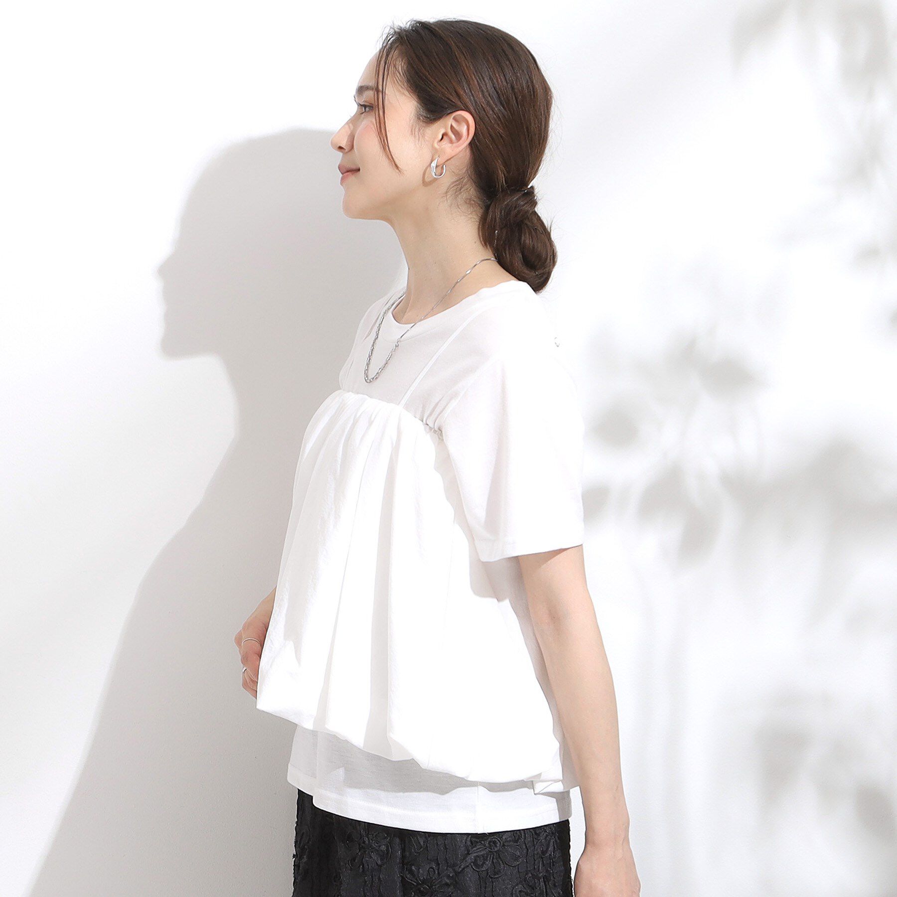 SHOO･LA･RUE「【S-LL/2点セット】バルーンキャミ+Tシャツセット」|その他|