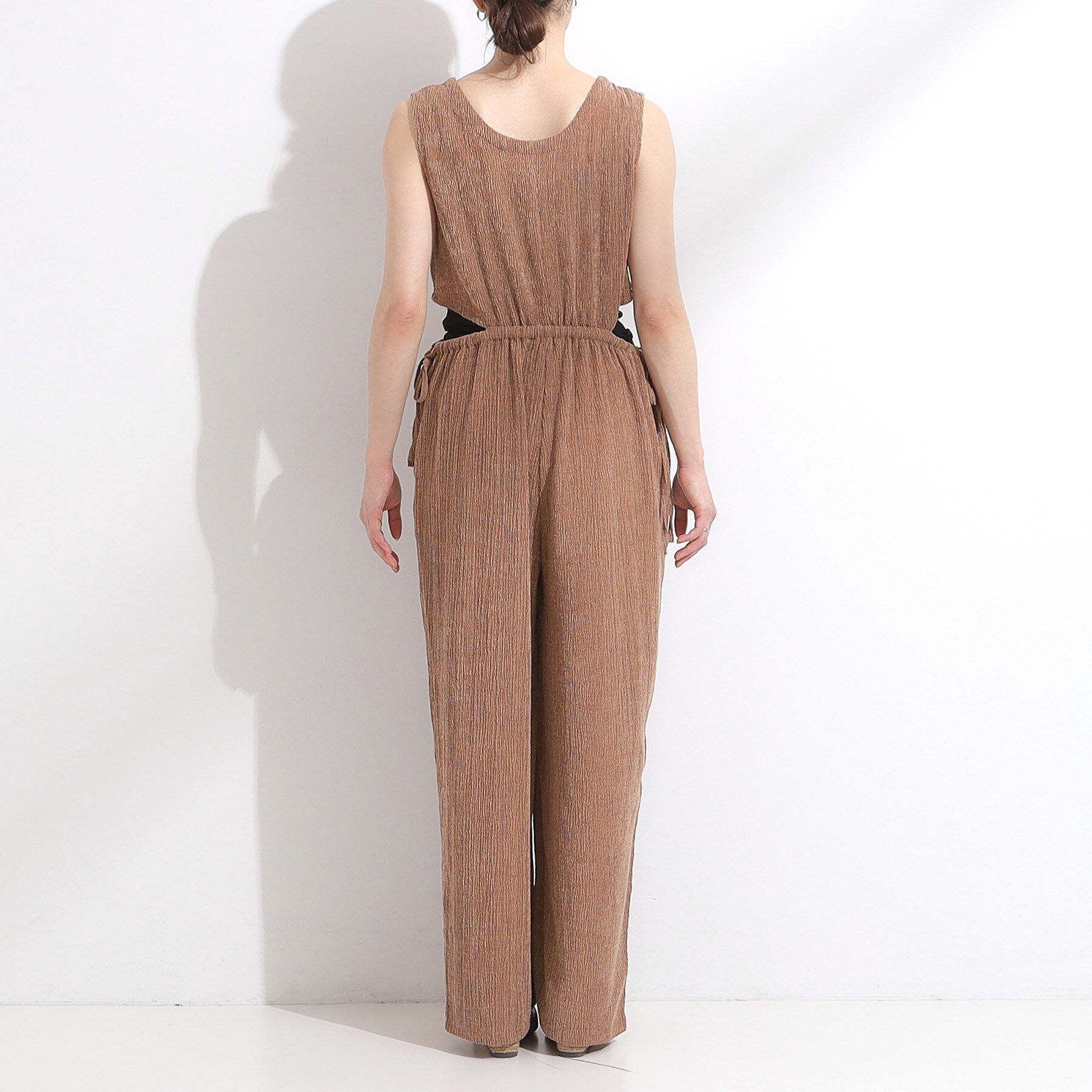 SHOO･LA･RUE「【S-LL/前後2WAY】ノースリーブオールインワン」|オールインワン|