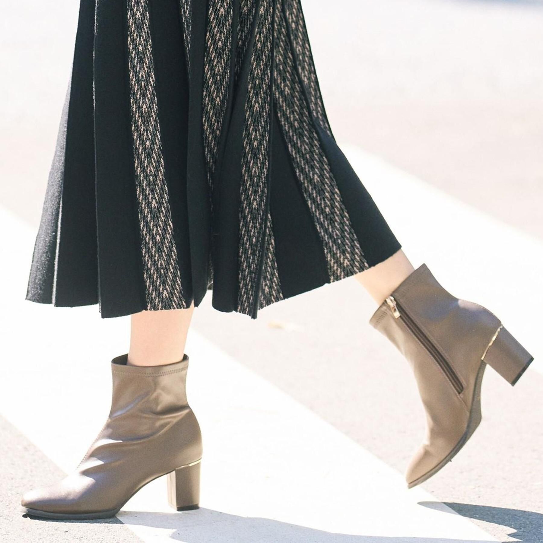 SHOO･LA･RUE「ストレッチブーツ」|ショートブーツ|