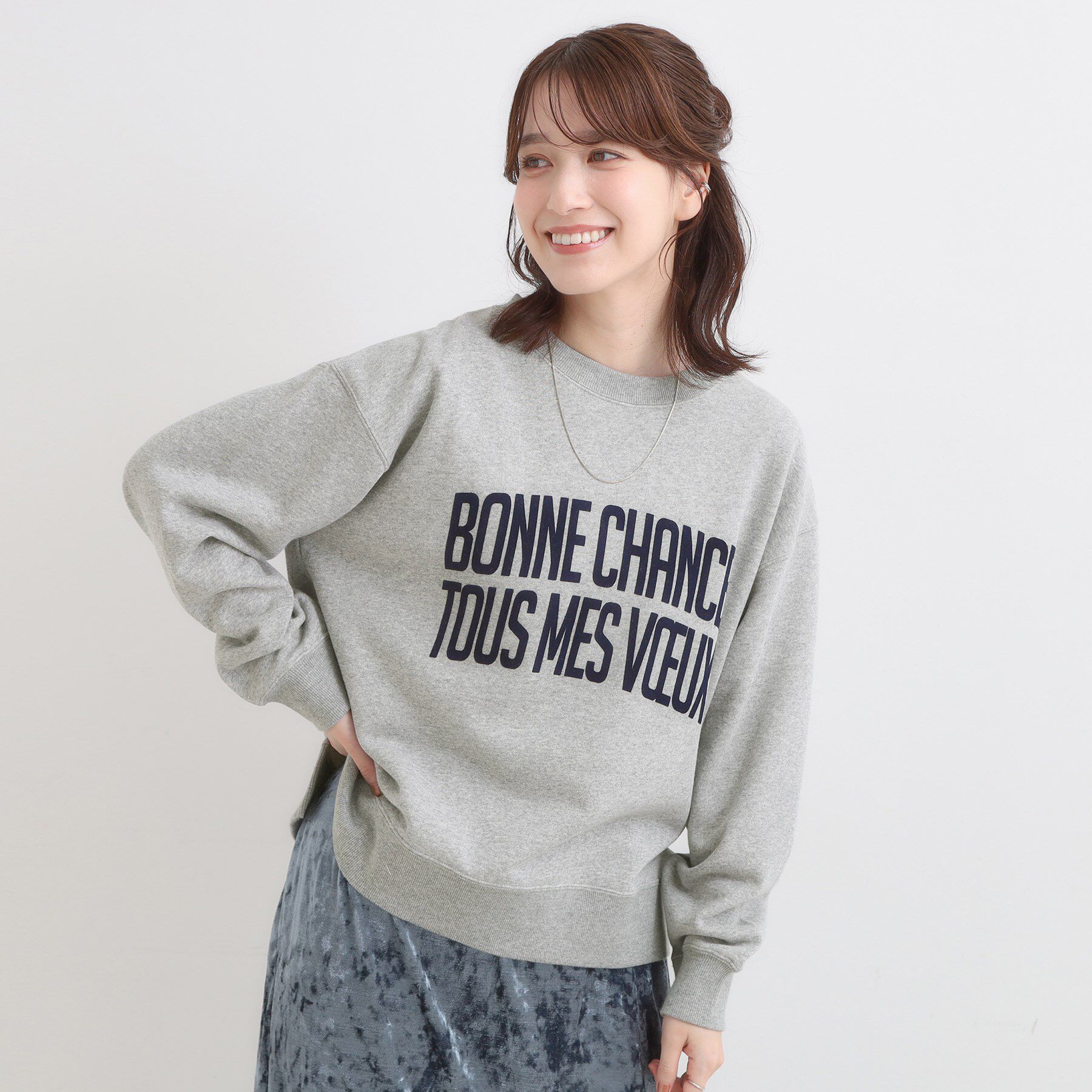 SHOO･LA･RUE「グラフィックアソート裏毛スウェット」|パーカー|