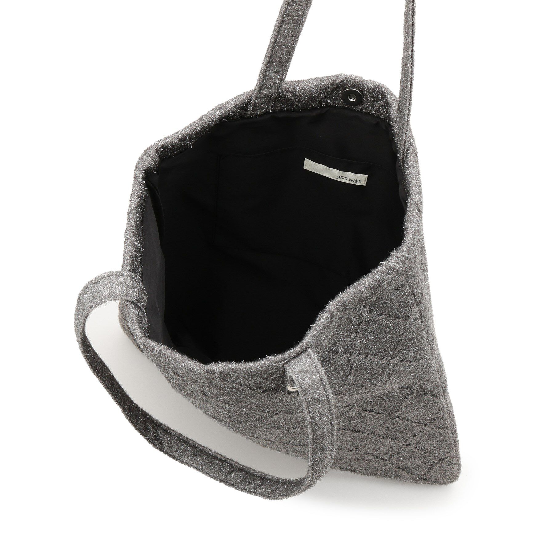 SHOO･LA･RUE「ラメ格子柄スクエアトートバッグ」|トートバッグ|