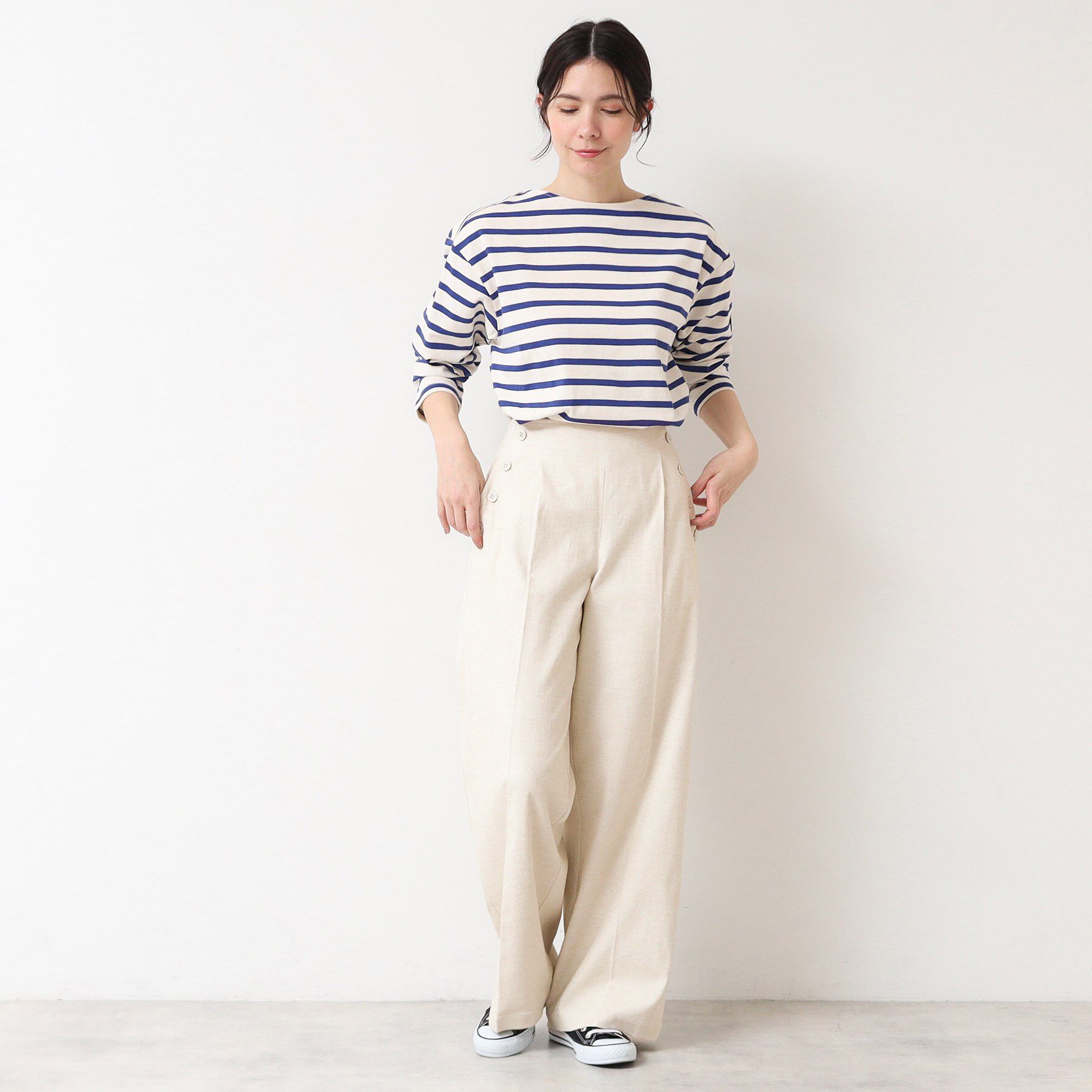 Dessin「【多機能】リネンブレンドマリンパンツ」|その他|