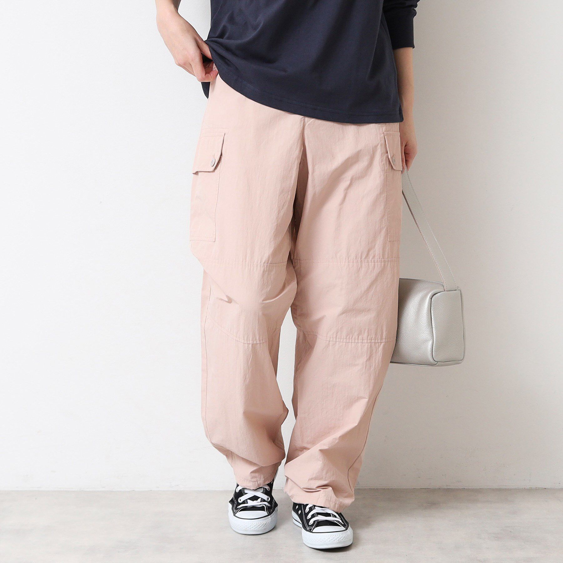 Dessin「【洗える】スピンドル付カーゴパンツ」|その他|ピンク(071)