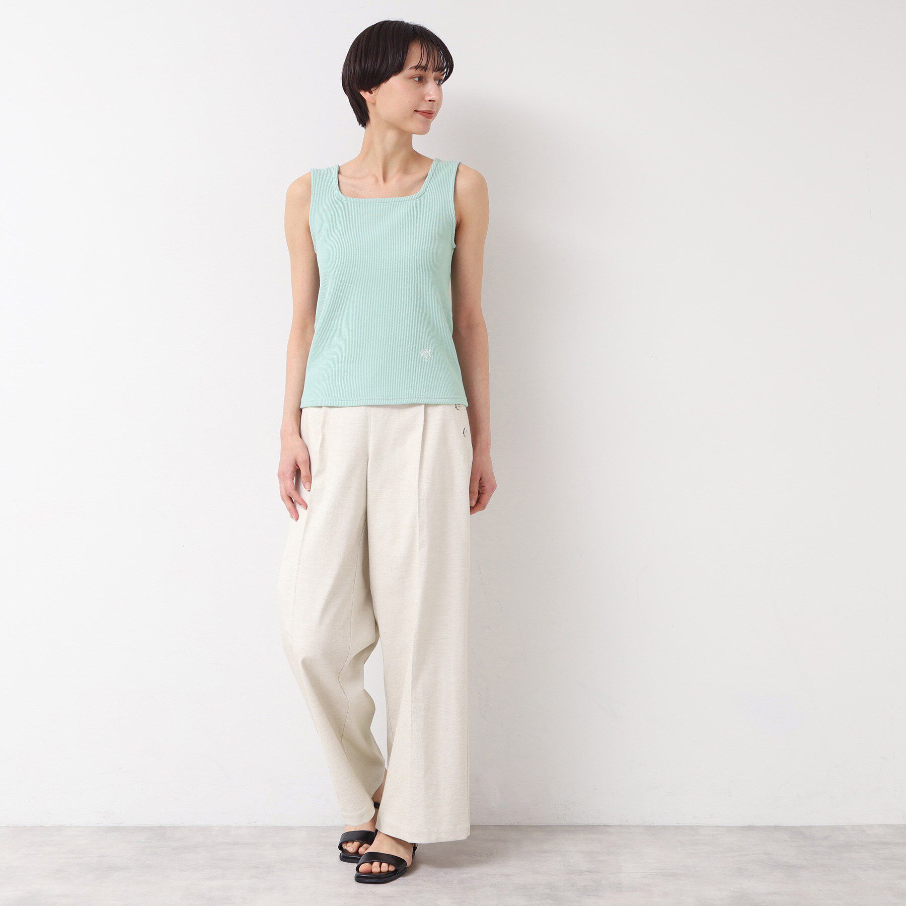 Dessin「【洗える】スクエアタンク」|キャミソール|