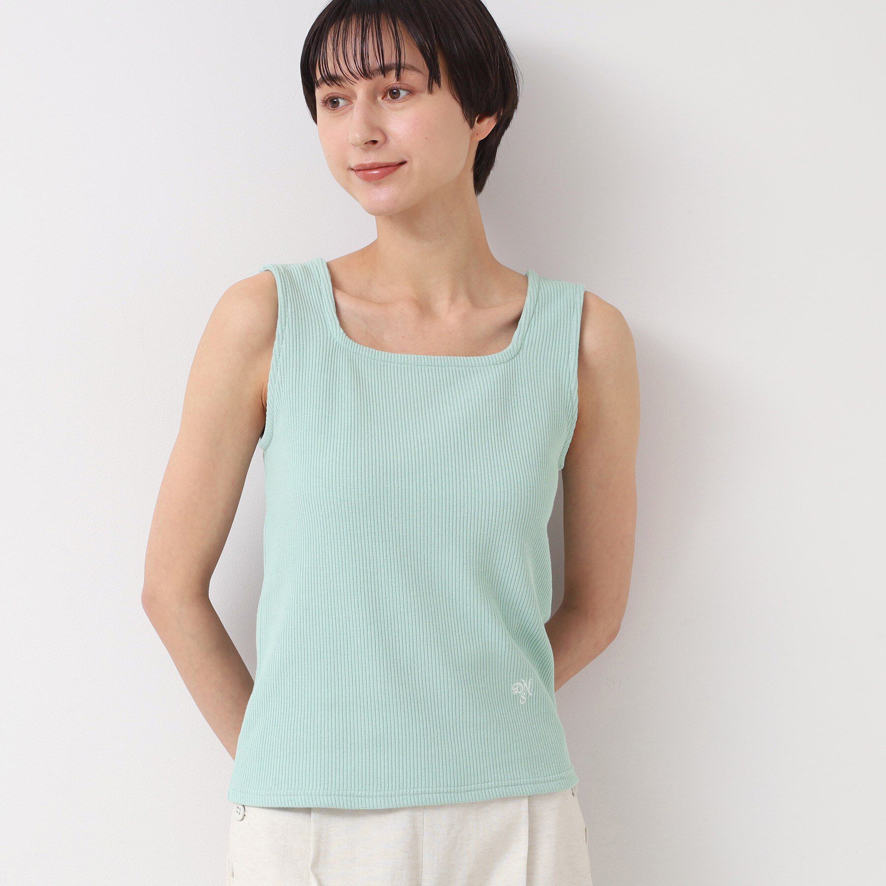 Dessin「【洗える】スクエアタンク」|キャミソール|