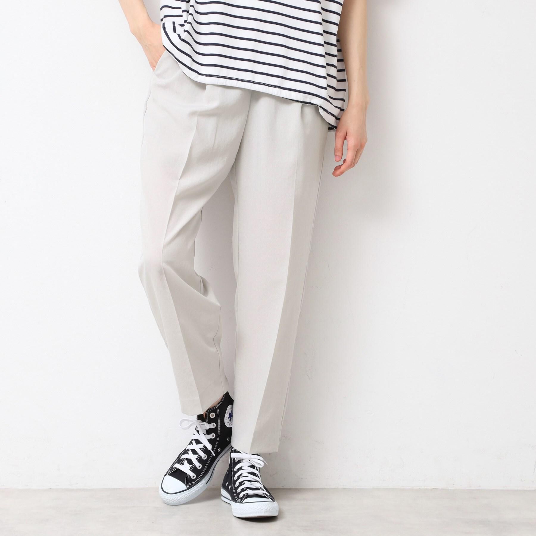 Dessin「【ウエストゴム・洗える】センターライン入りテーパードパンツ（XS～L）」|その他|